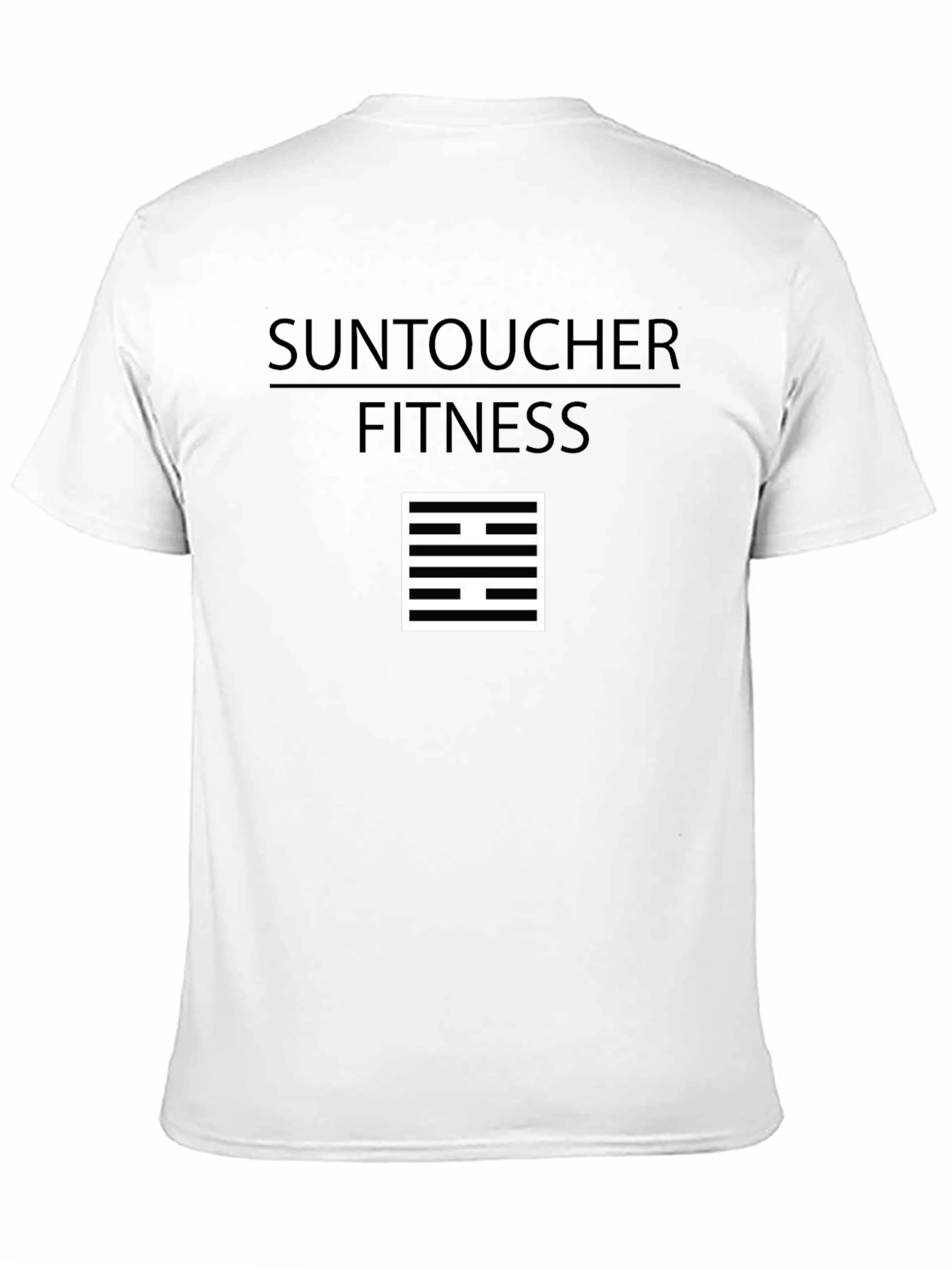 SunToucher Fitness Black Graphic T-Shirt