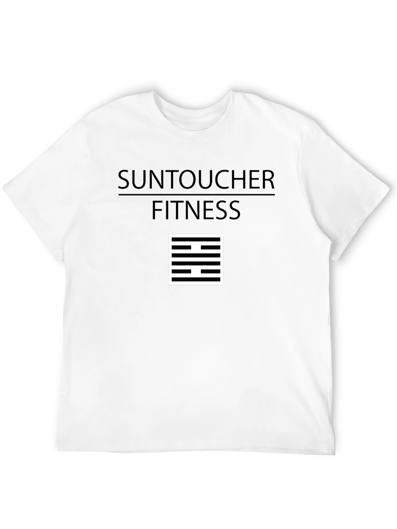 SunToucher Fitness Black Graphic T-Shirt