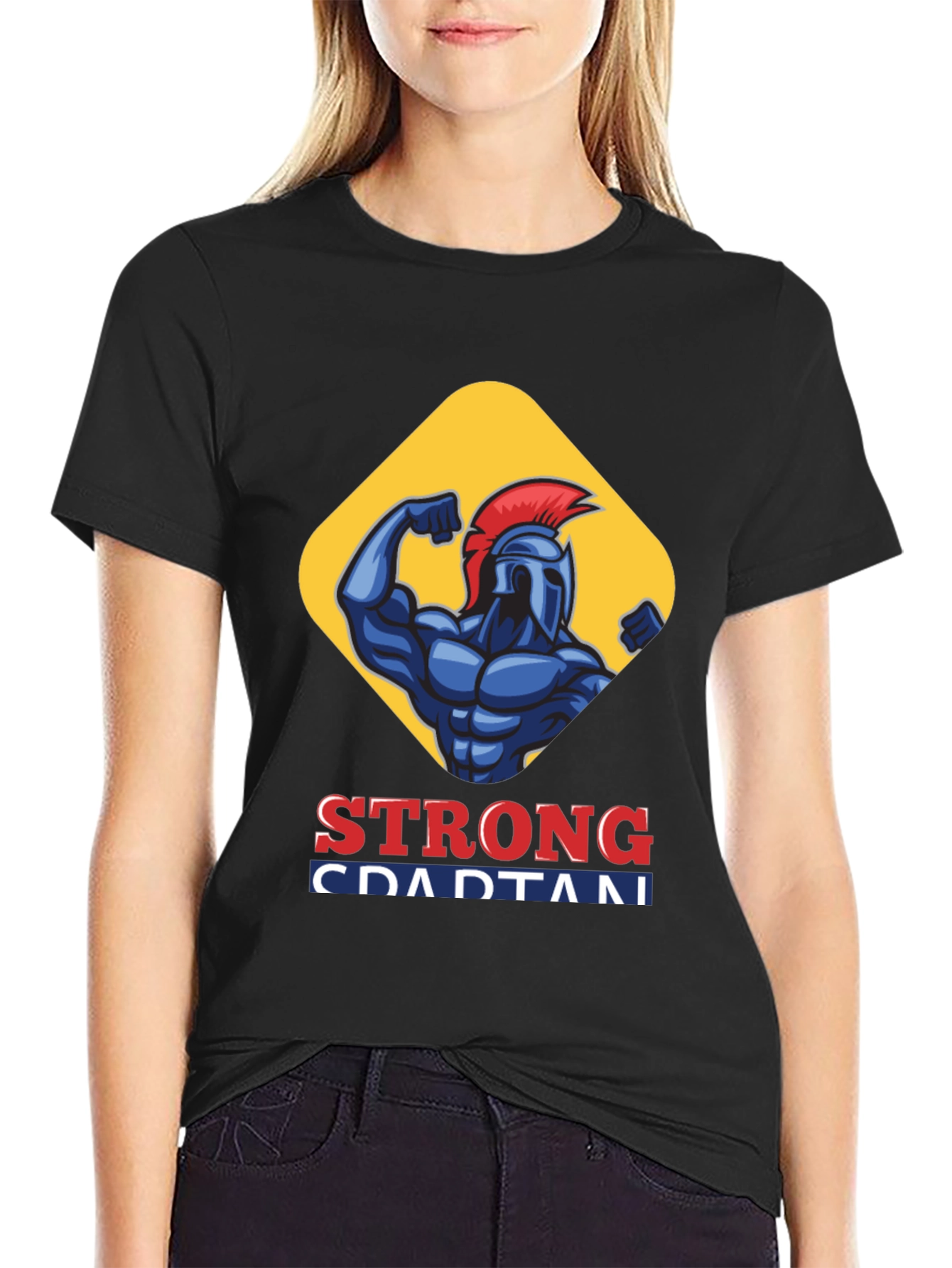 Strong Spartan T-Shirt - Gym Fitness Apparel