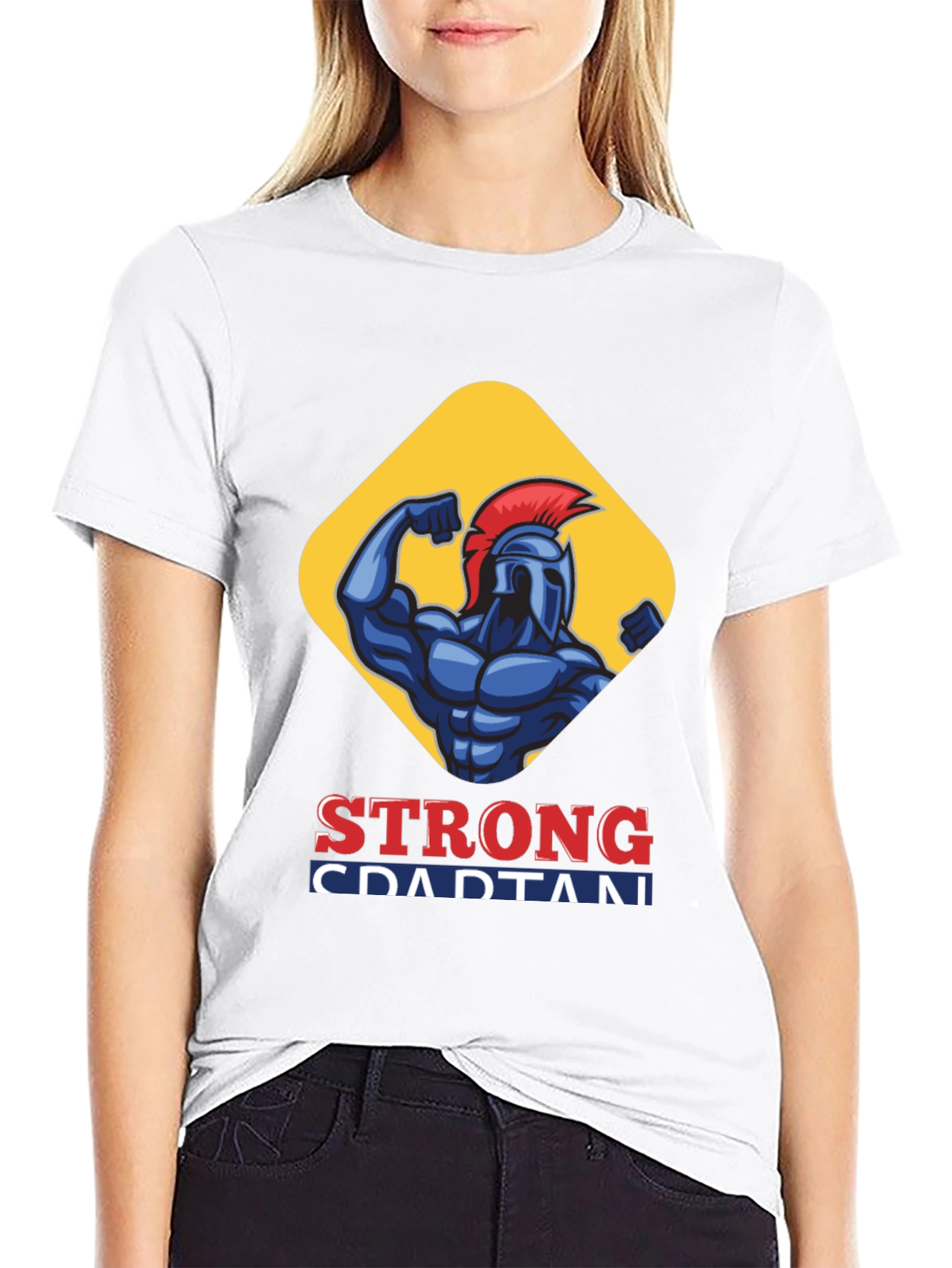 Strong Spartan T-Shirt - Gym Fitness Apparel