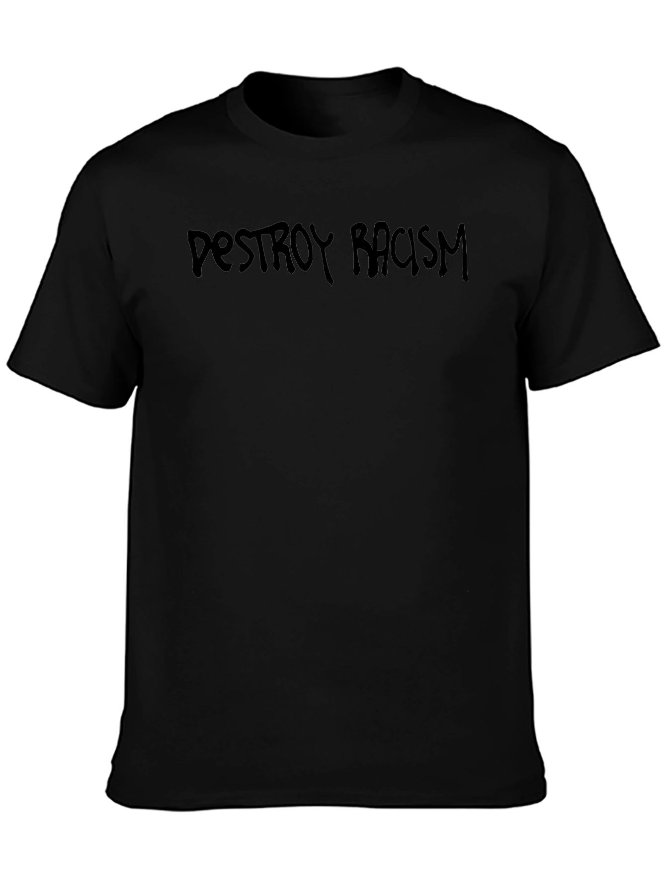Destroy Racism Black Graphic Tee