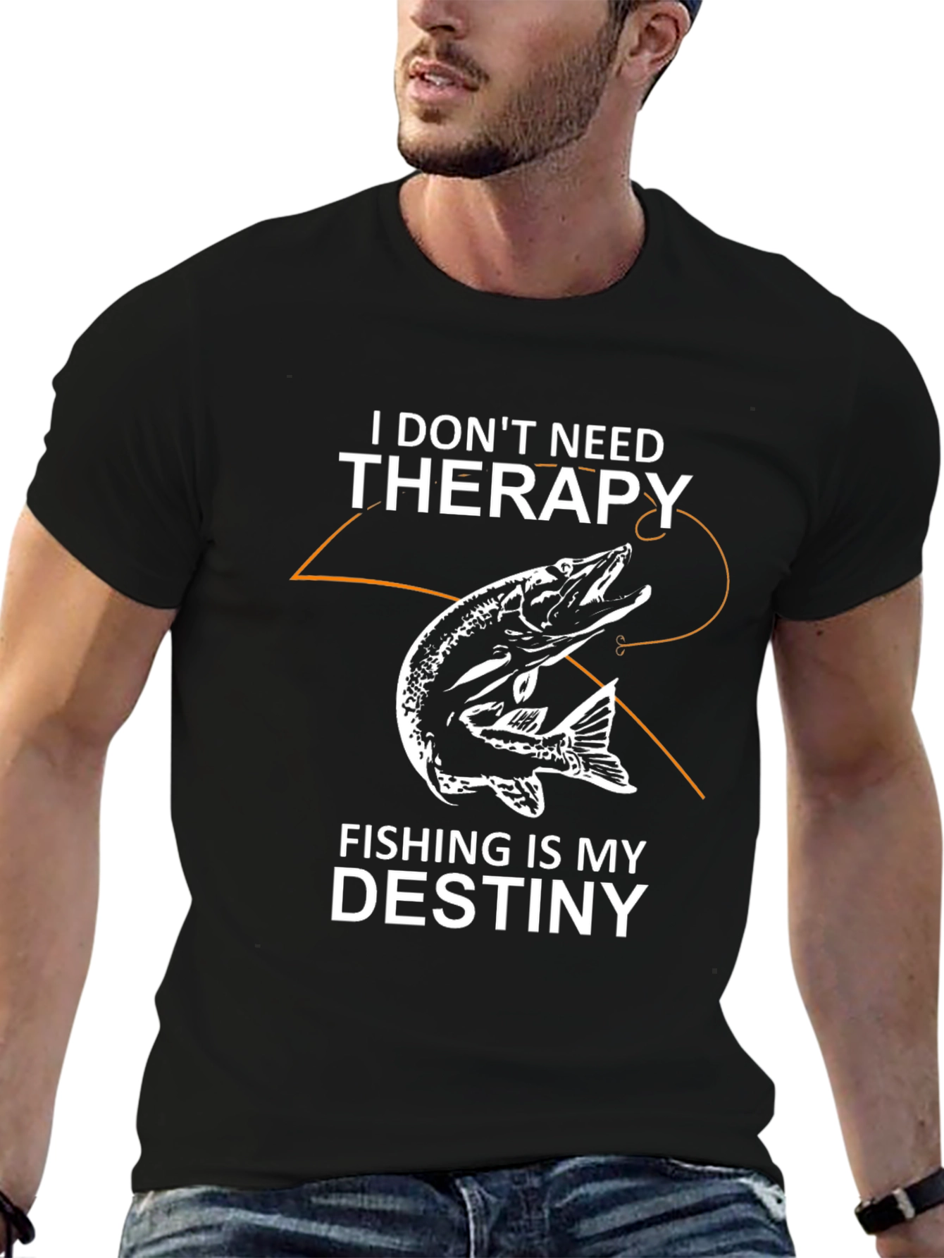 Fishing Therapy T-Shirt - Fishermans Destiny