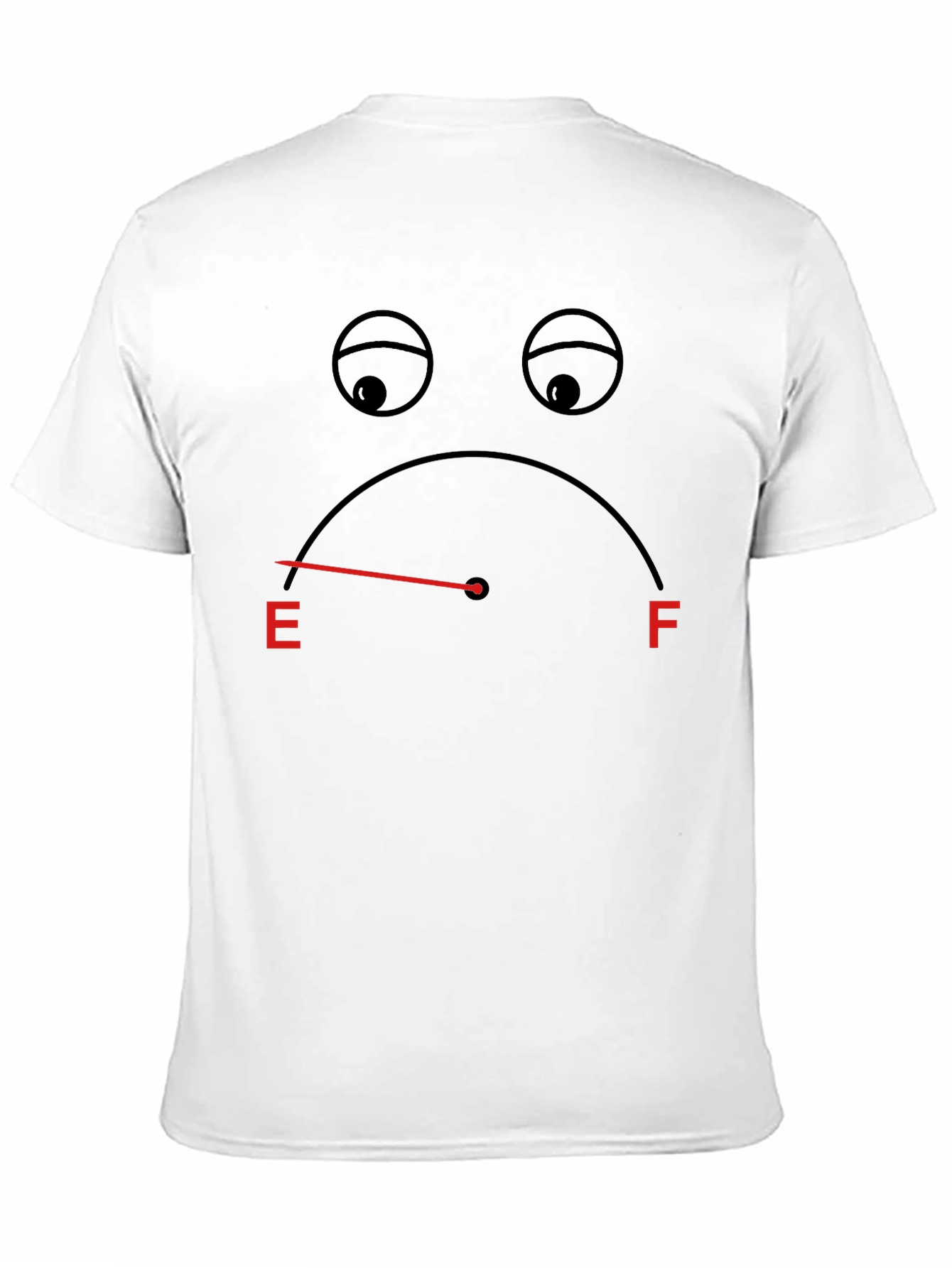 Sad Empty Gauge Black T-Shirt