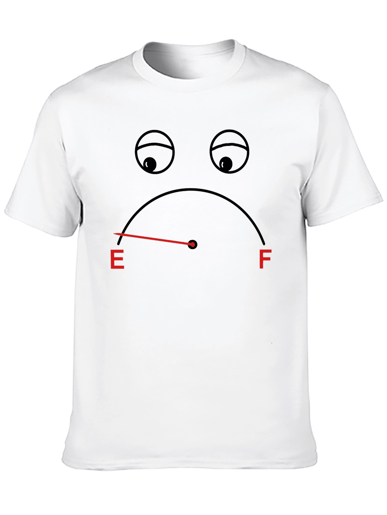 Sad Empty Gauge Black T-Shirt
