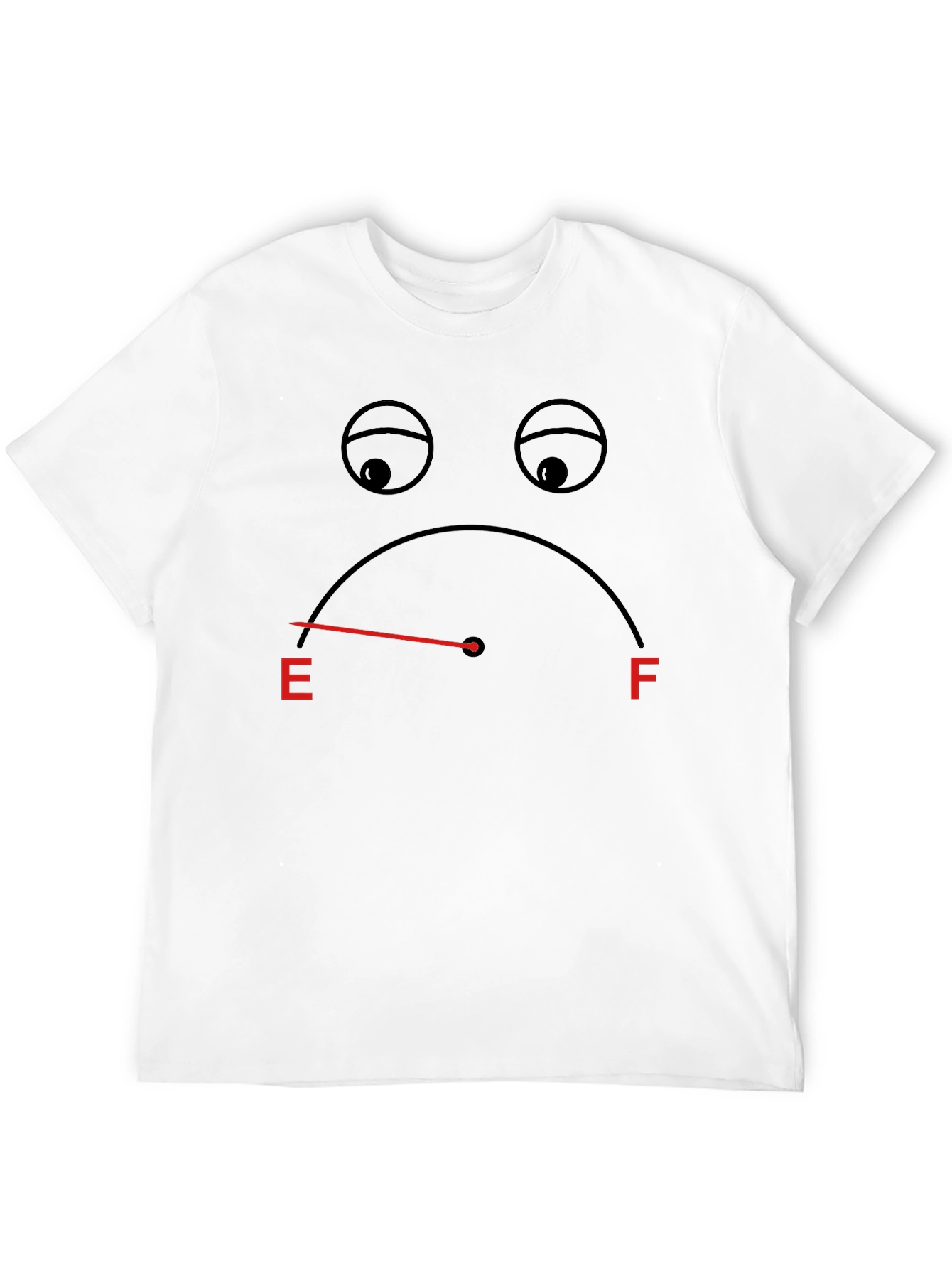 Sad Empty Gauge Black T-Shirt