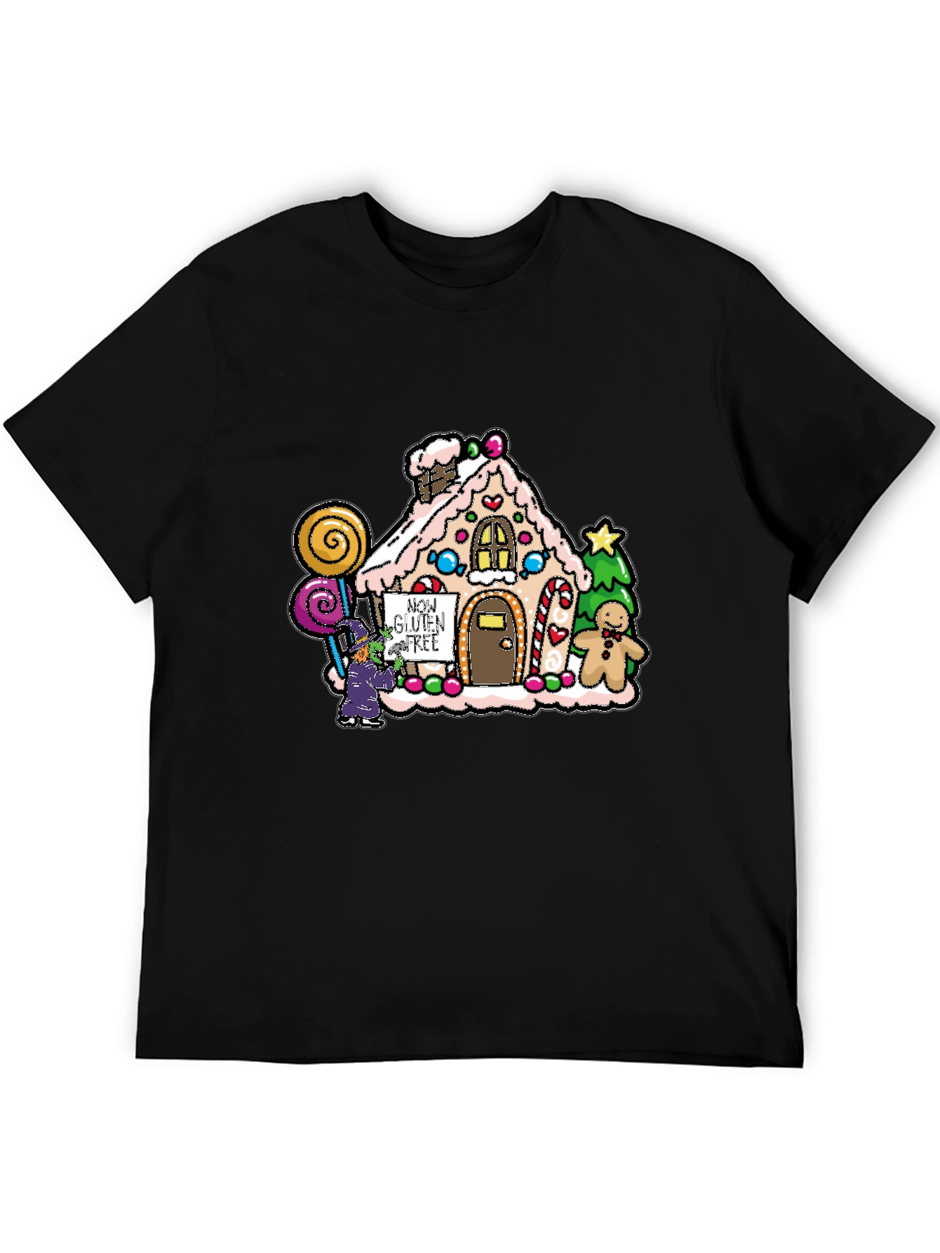 Gluten-Free Gingerbread House Graphic Tee