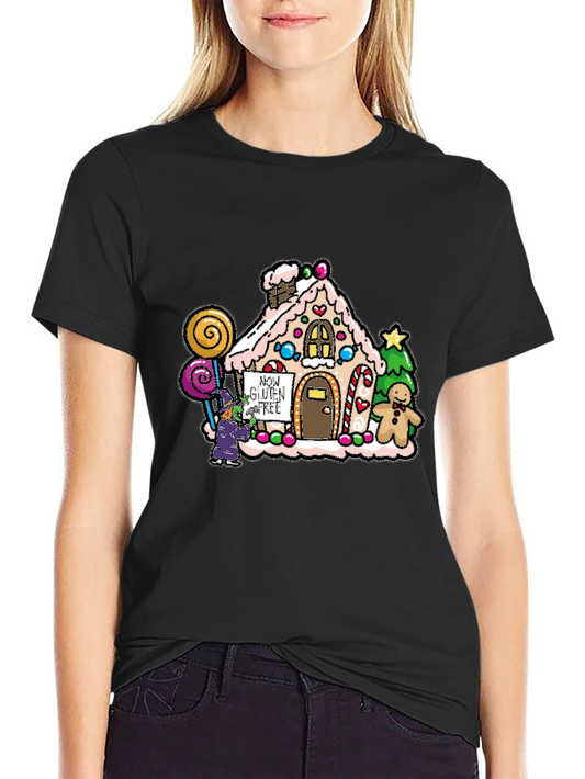 Gluten-Free Gingerbread House Graphic Tee