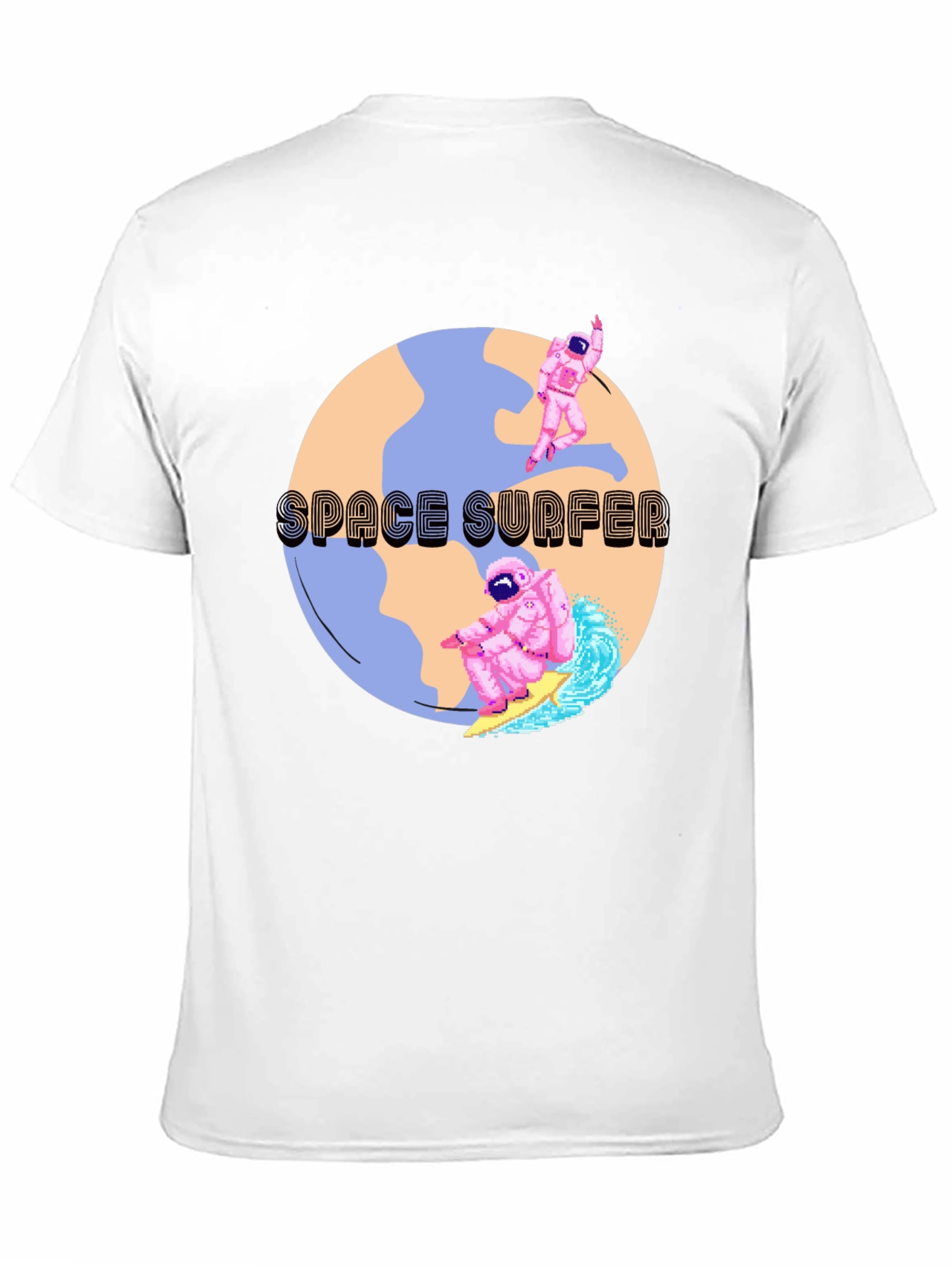 Space Surfer Graphic T-Shirt
