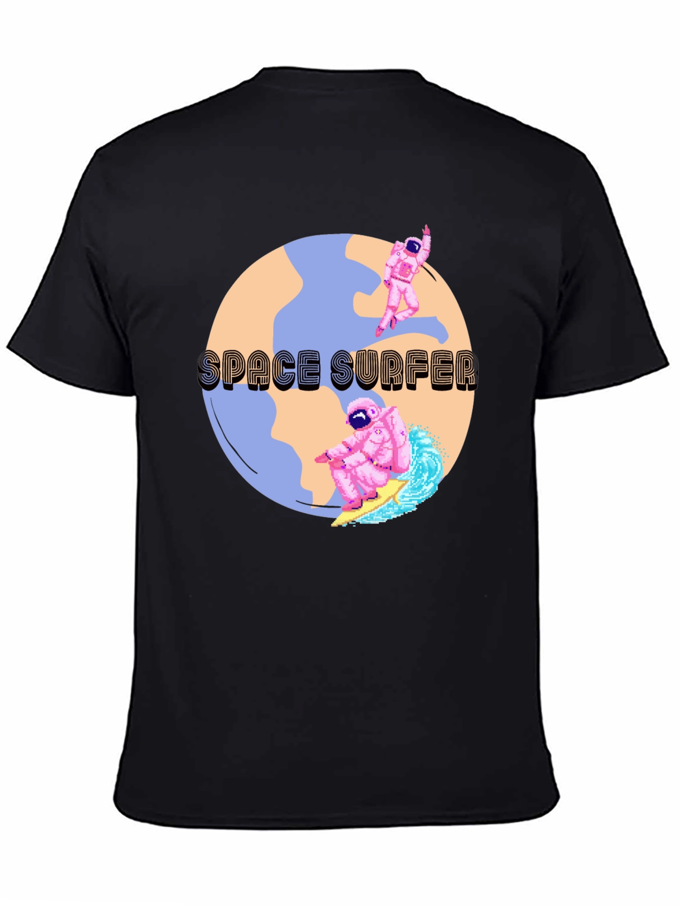 Space Surfer Graphic T-Shirt