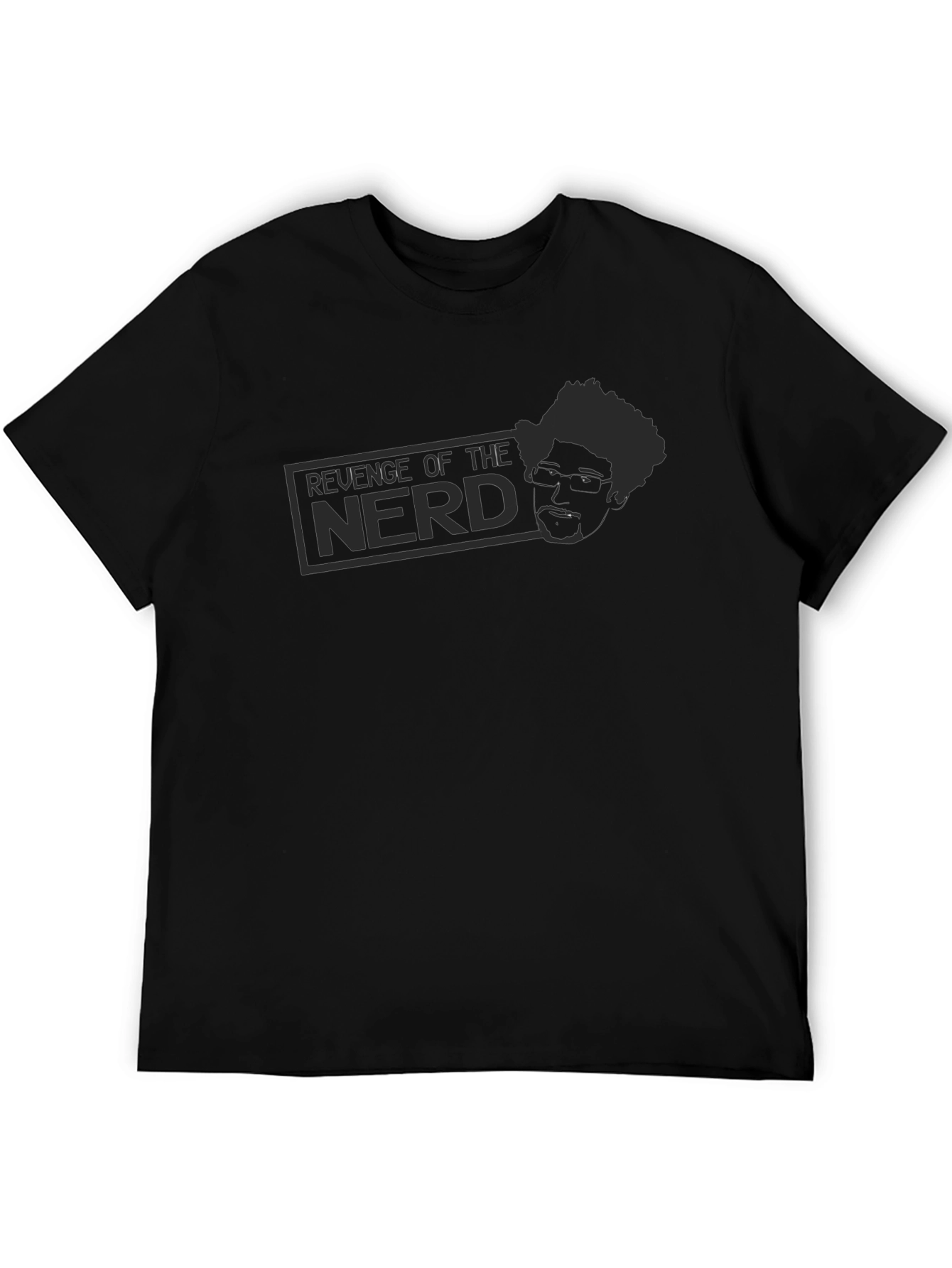 Revenge of the Nerd Black Graphic T-Shirt