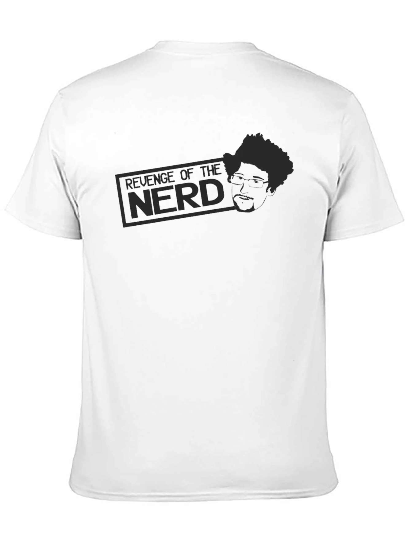 Revenge of the Nerd Black Graphic T-Shirt