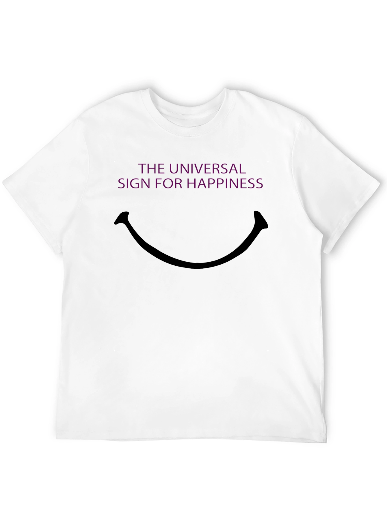 Universal Happiness Graphic T-Shirt - Black