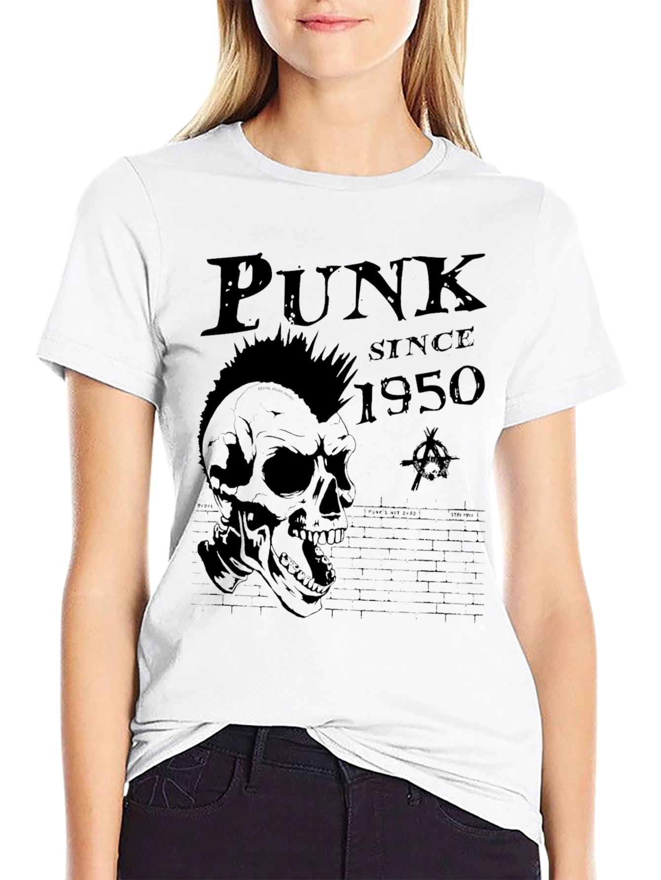 Punk Since 1950 Skull Graphic T-Shirt