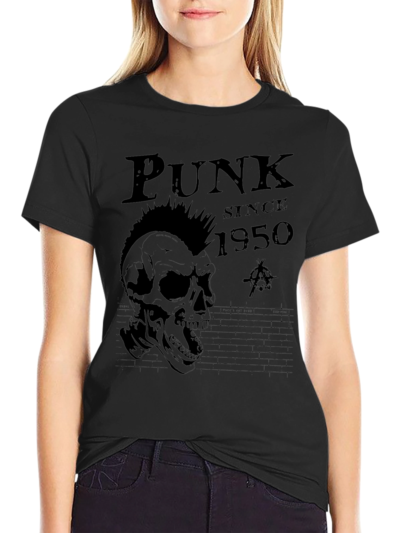 Punk Since 1950 Skull Graphic T-Shirt