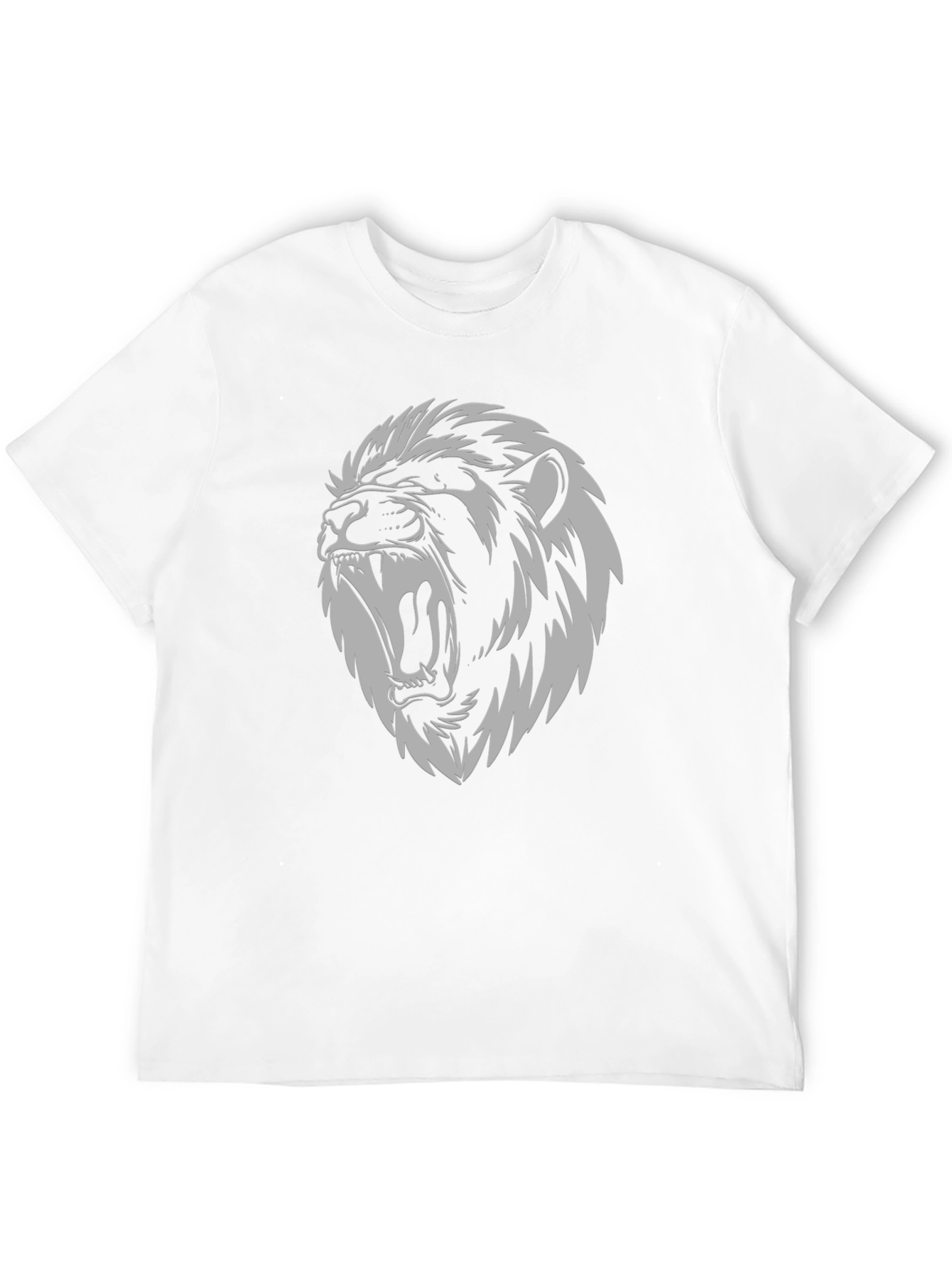 Lion Graphic Black Tee Shirt