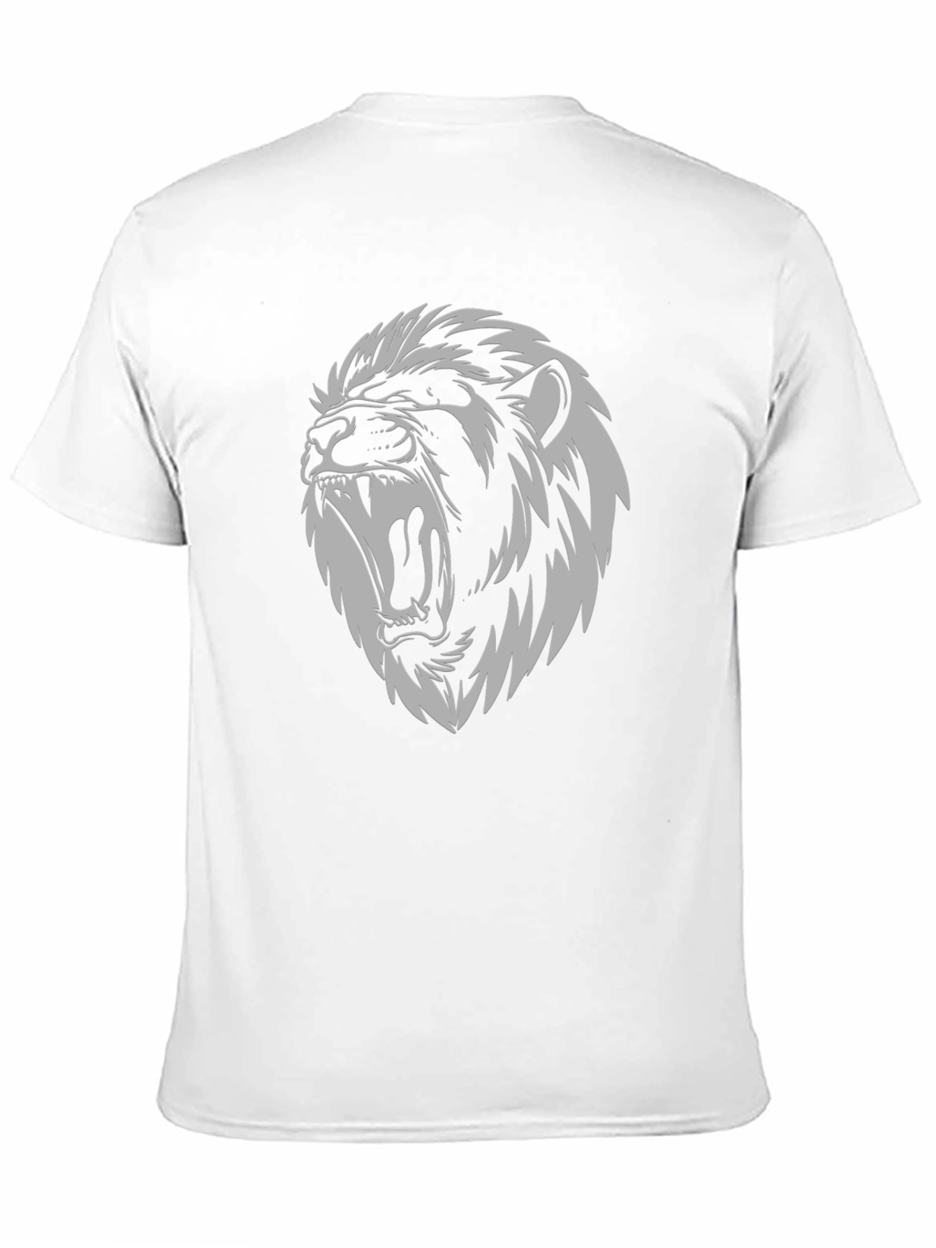 Lion Graphic Black Tee Shirt