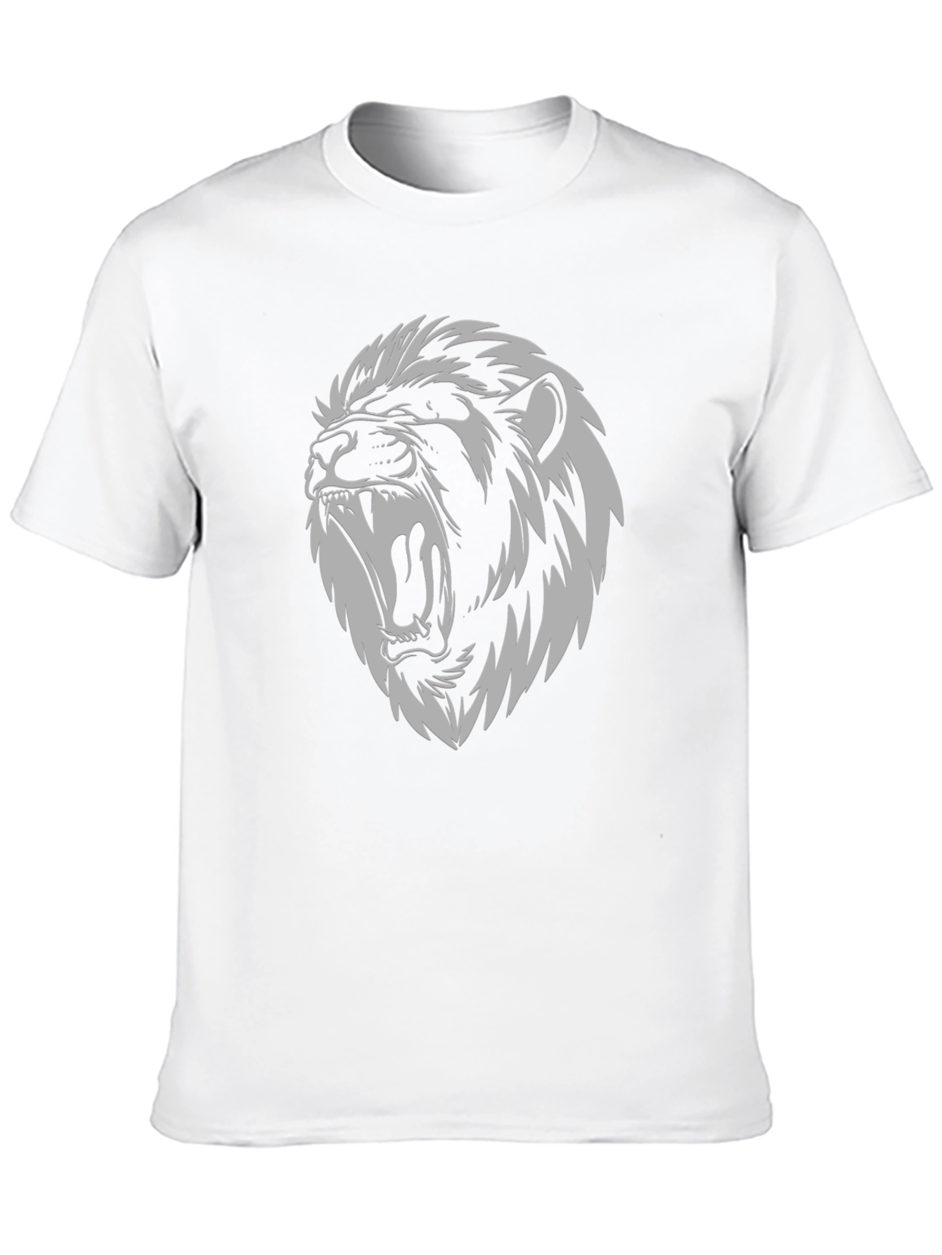Lion Graphic Black Tee Shirt