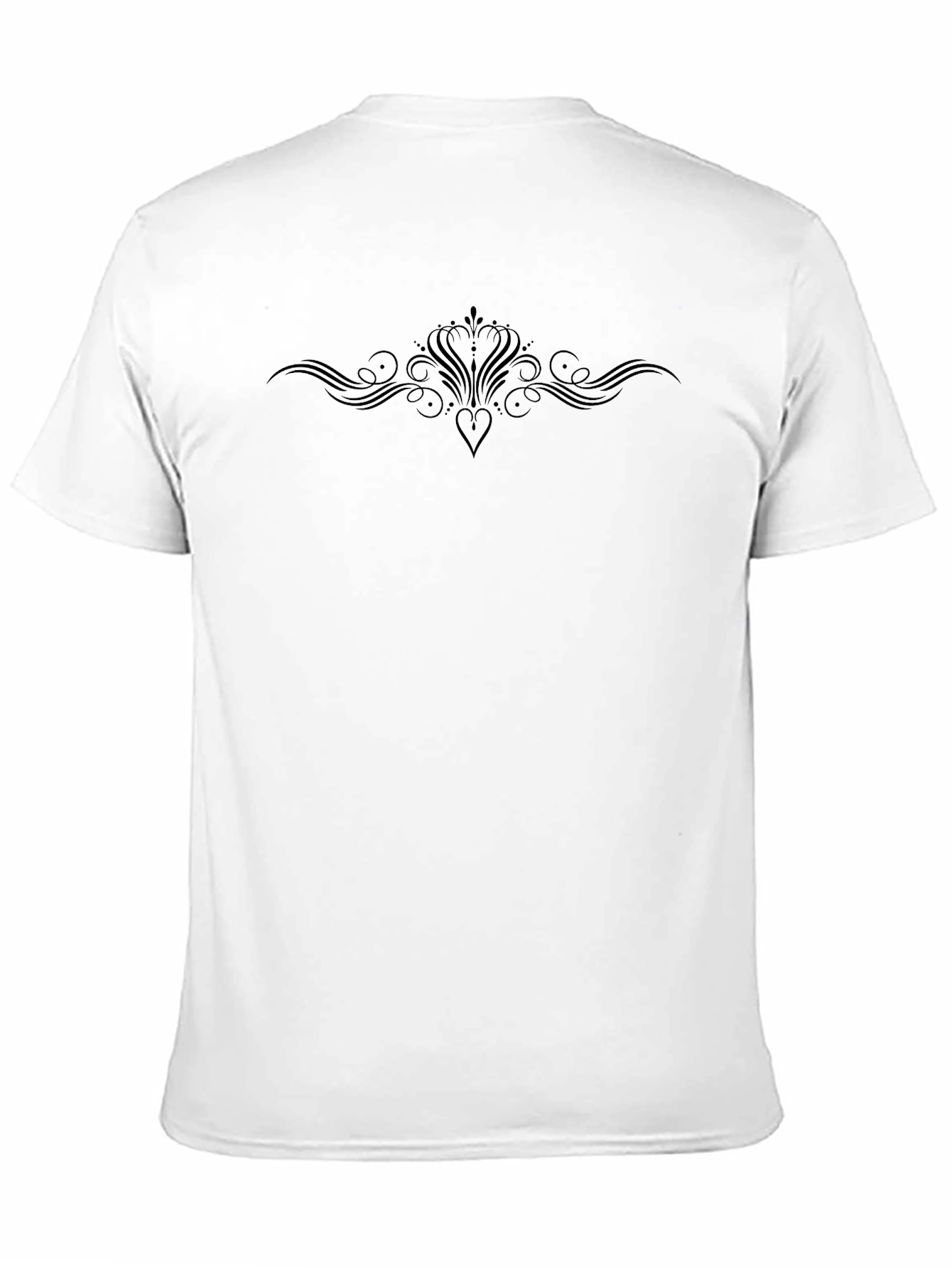 Elegant Black Graphic Tee