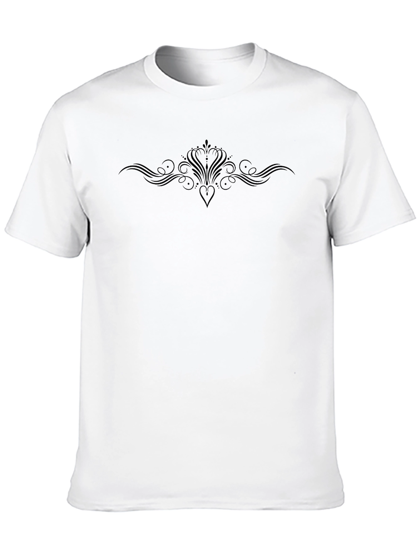 Elegant Black Graphic Tee