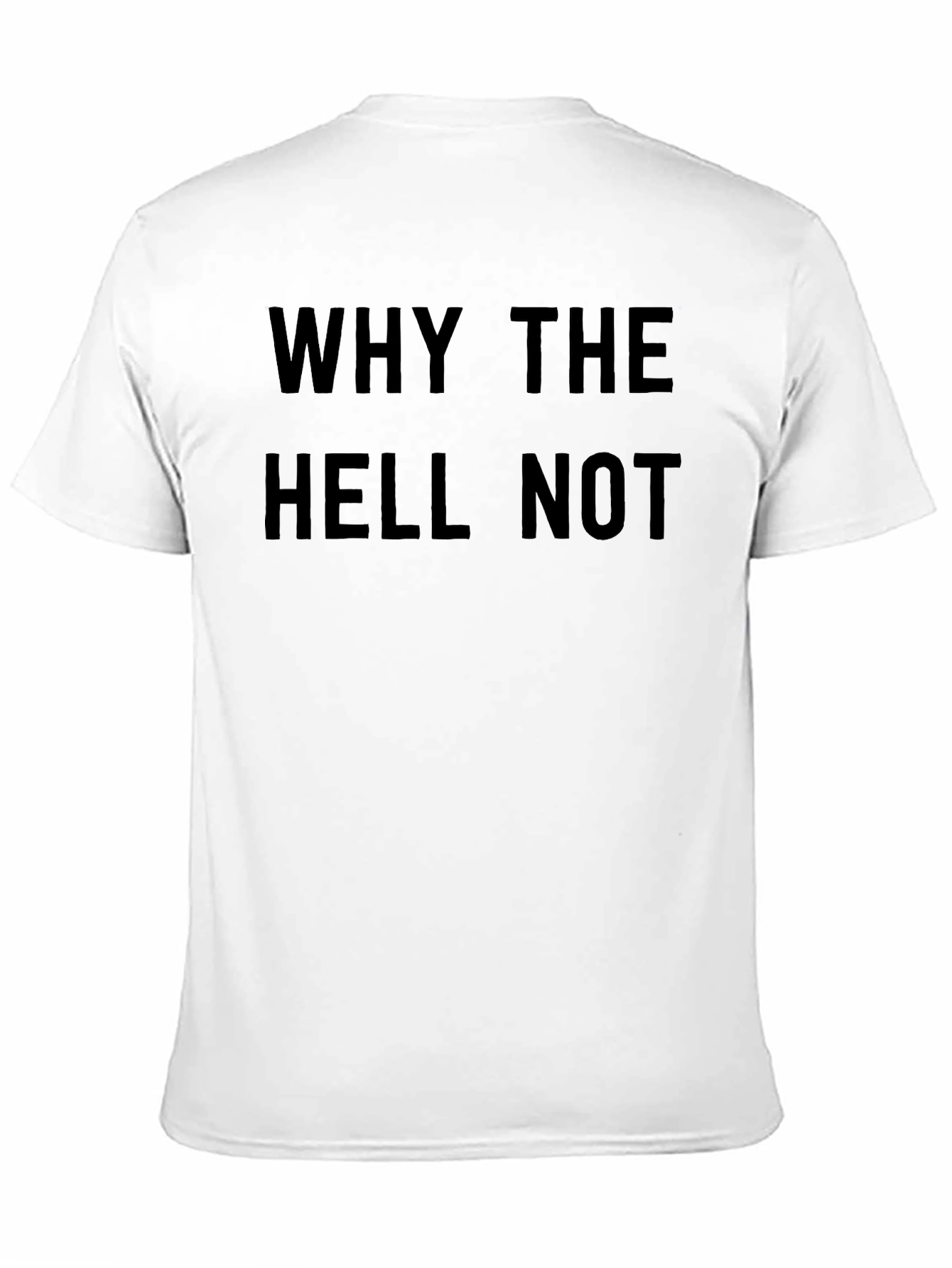 Why The Hell Not T-Shirt - Bold Graphic Tee