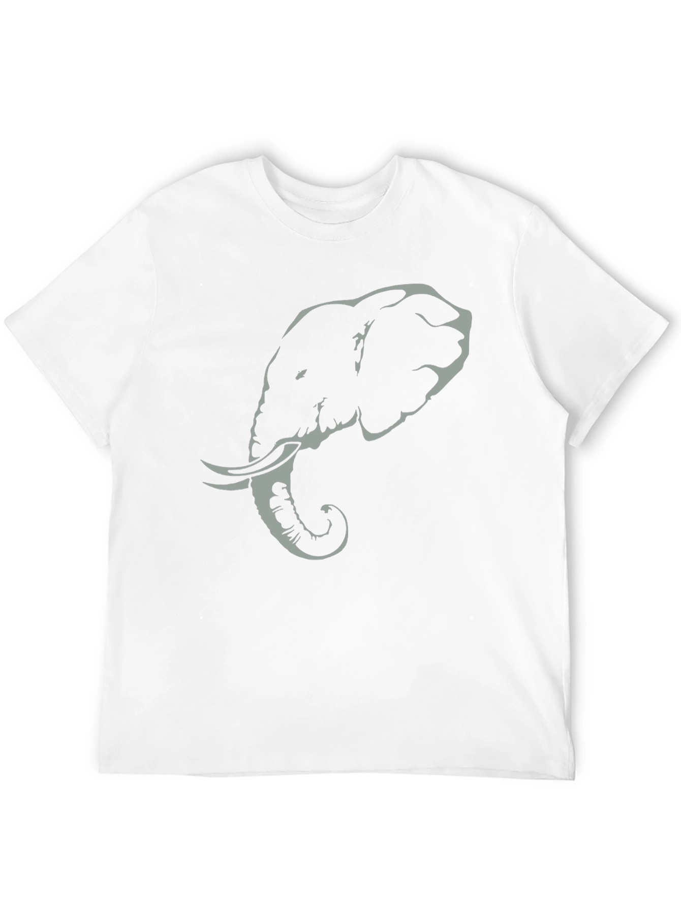 Elephant Graphic Tee - Stylish Black Cotton T-Shirt