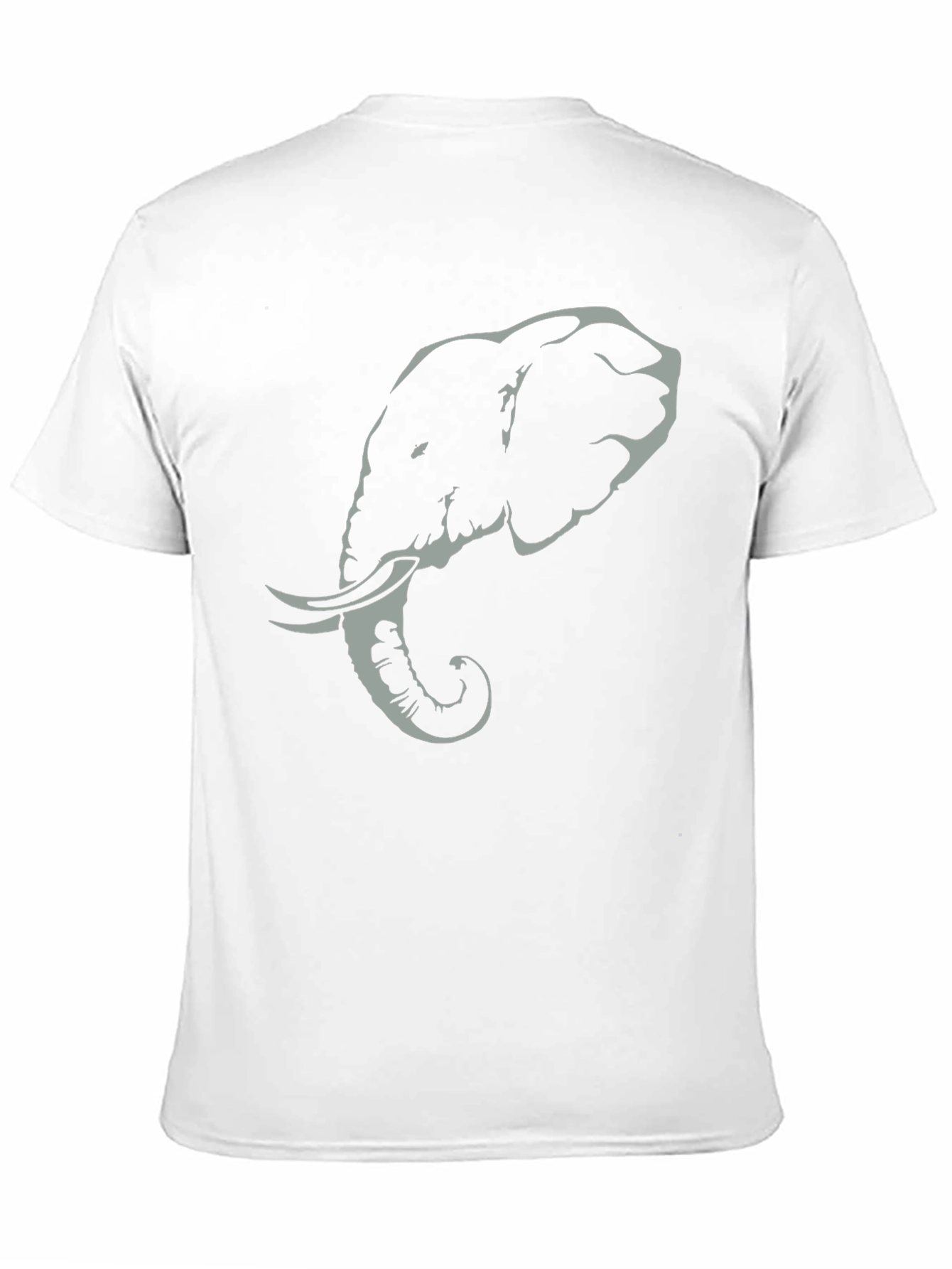 Elephant Graphic Tee - Stylish Black Cotton T-Shirt
