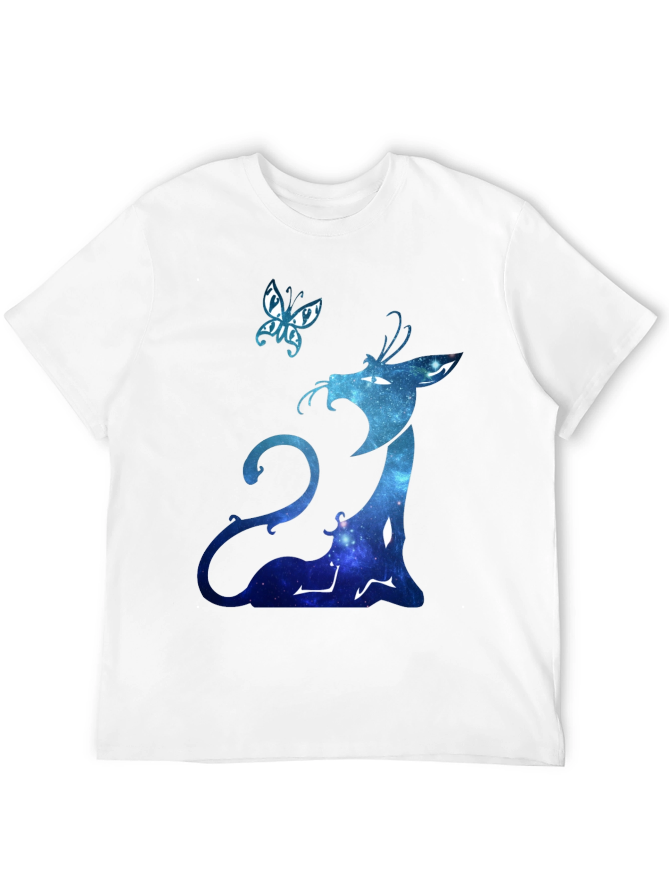 Galaxy Dragon Graphic Black Tee