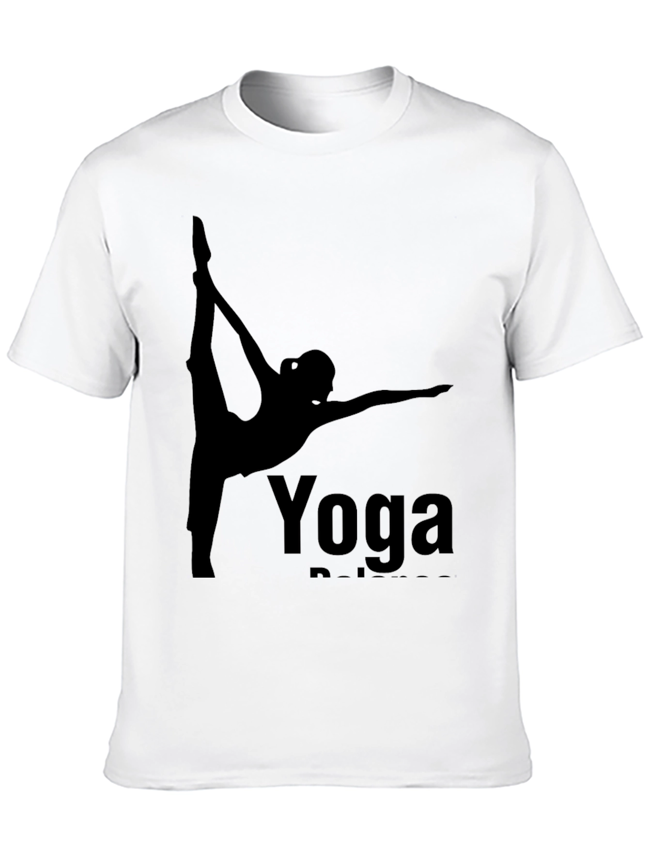 Yoga Balance Black T-Shirt