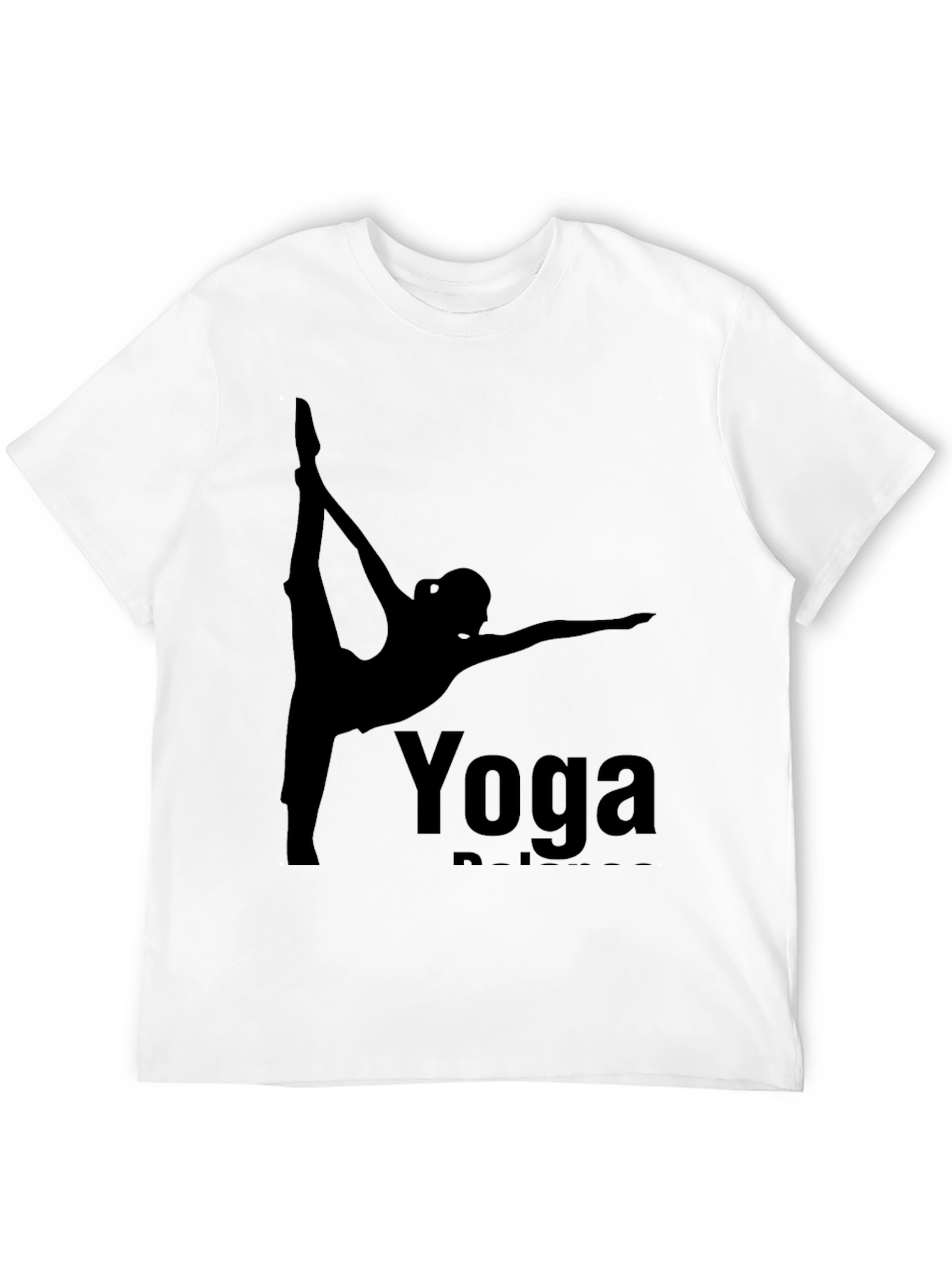 Yoga Balance Black T-Shirt
