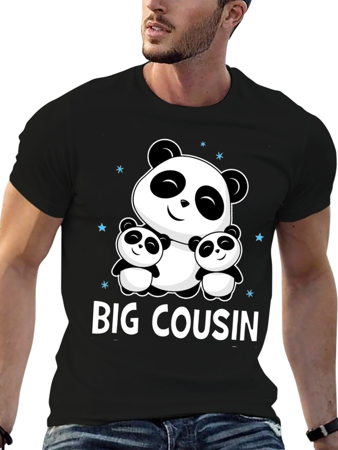 Big Cousin Panda Bear Graphic Tee