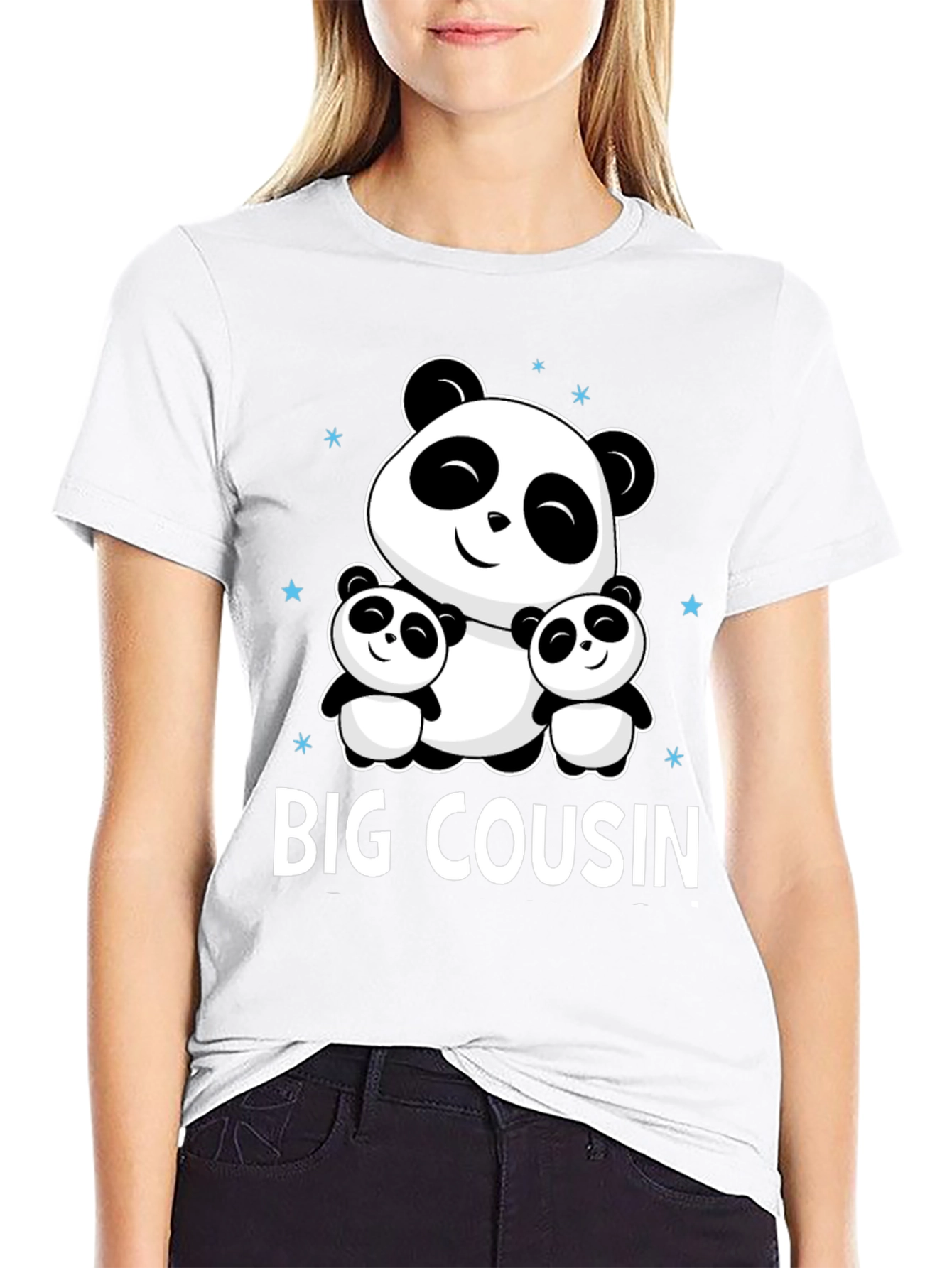 Big Cousin Panda Bear Graphic Tee
