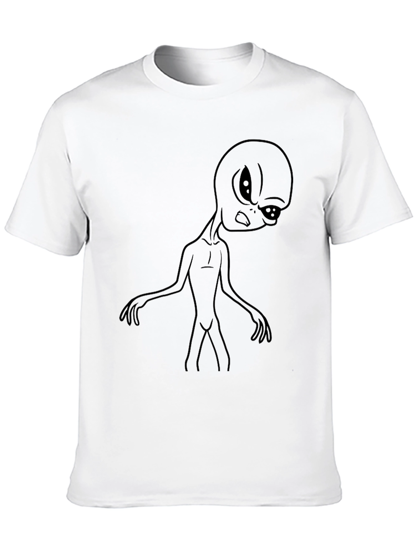 Alien Graphic Tee - Mens Black T-Shirt