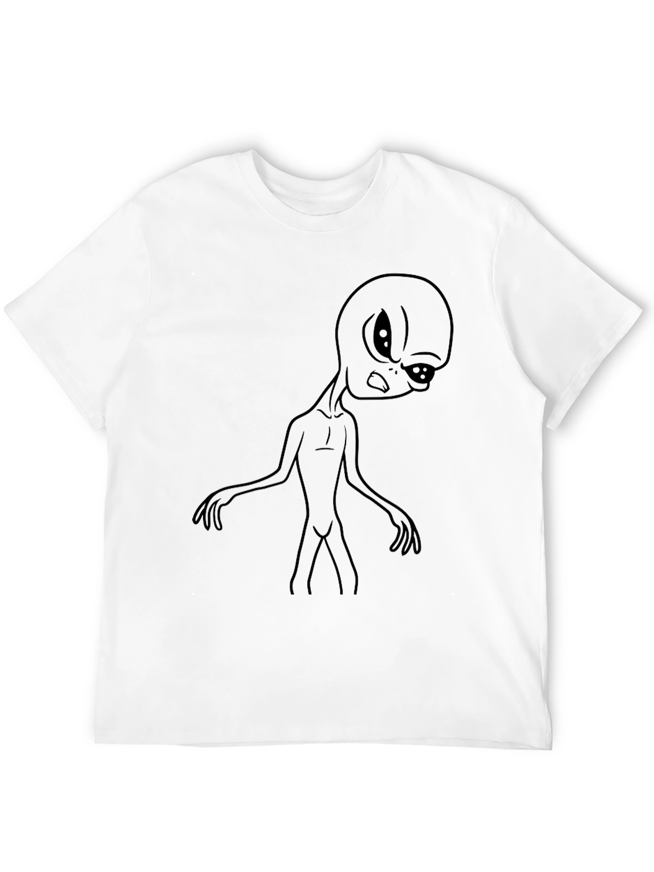 Alien Graphic Tee - Mens Black T-Shirt