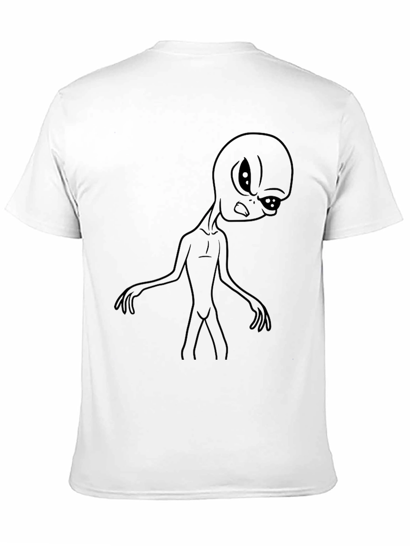 Alien Graphic Tee - Mens Black T-Shirt