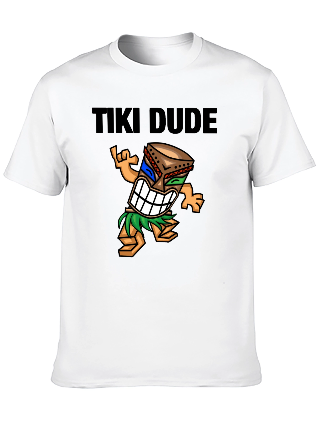 Tiki Dude Black T-Shirt