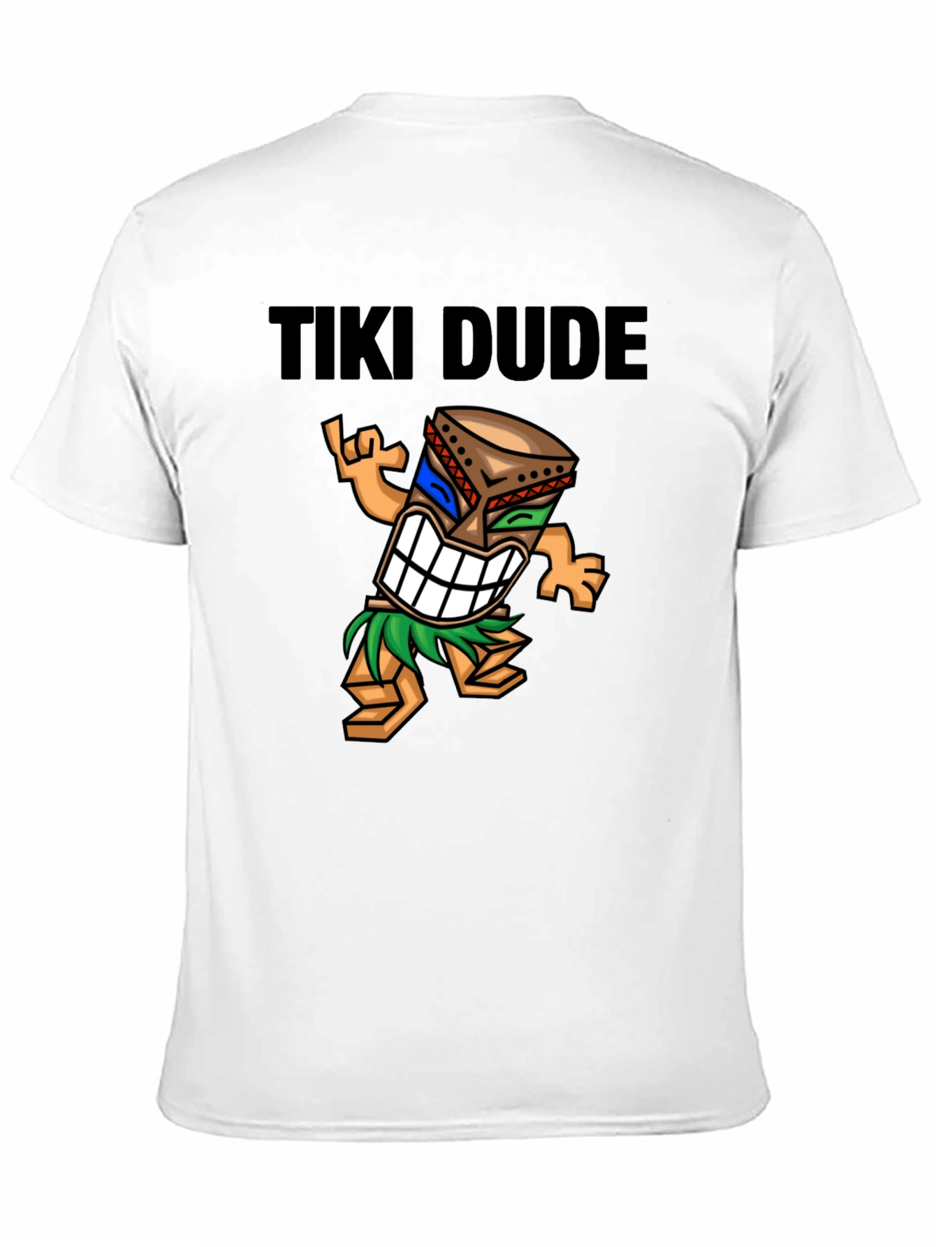 Tiki Dude Black T-Shirt
