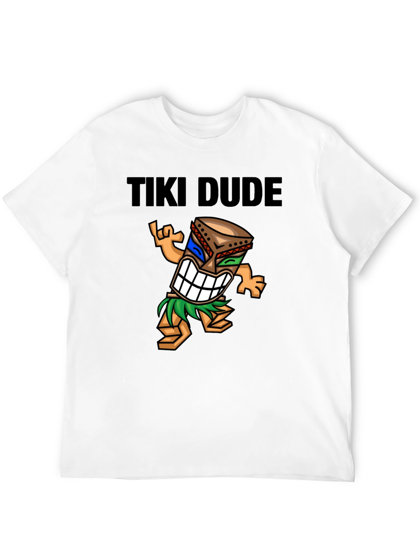 Tiki Dude Black T-Shirt