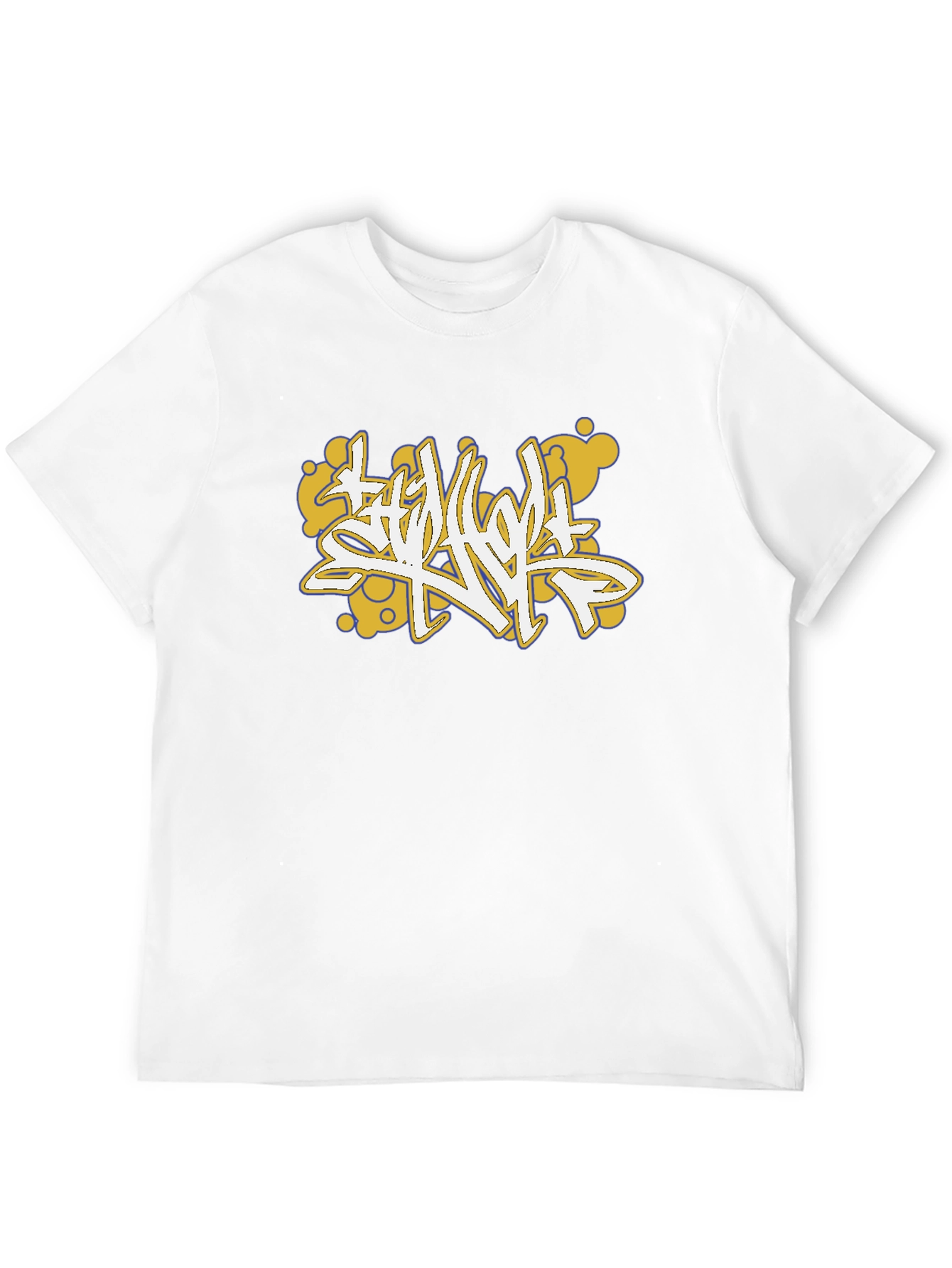 Graffiti Art Black Cotton Tee