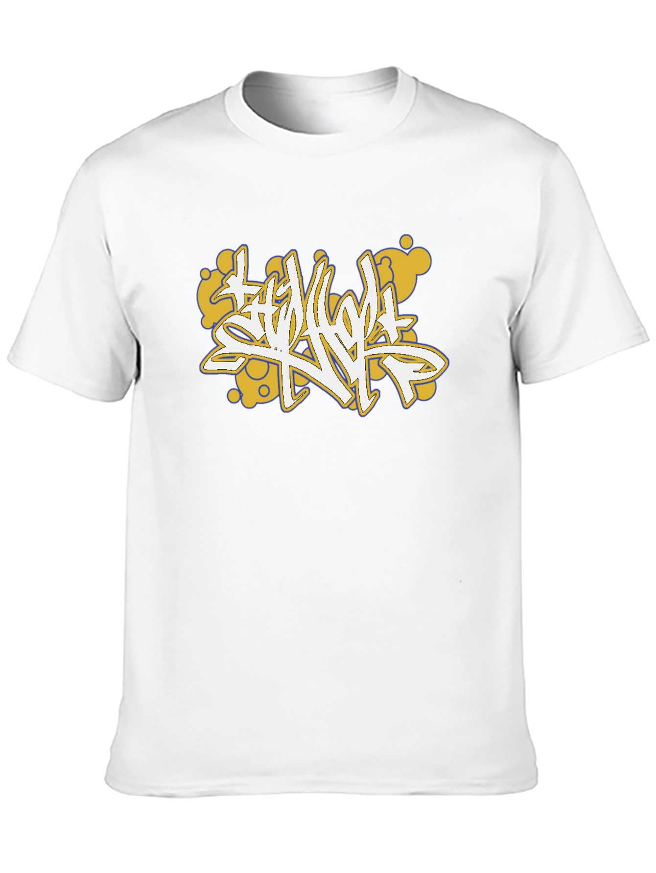 Graffiti Art Black Cotton Tee