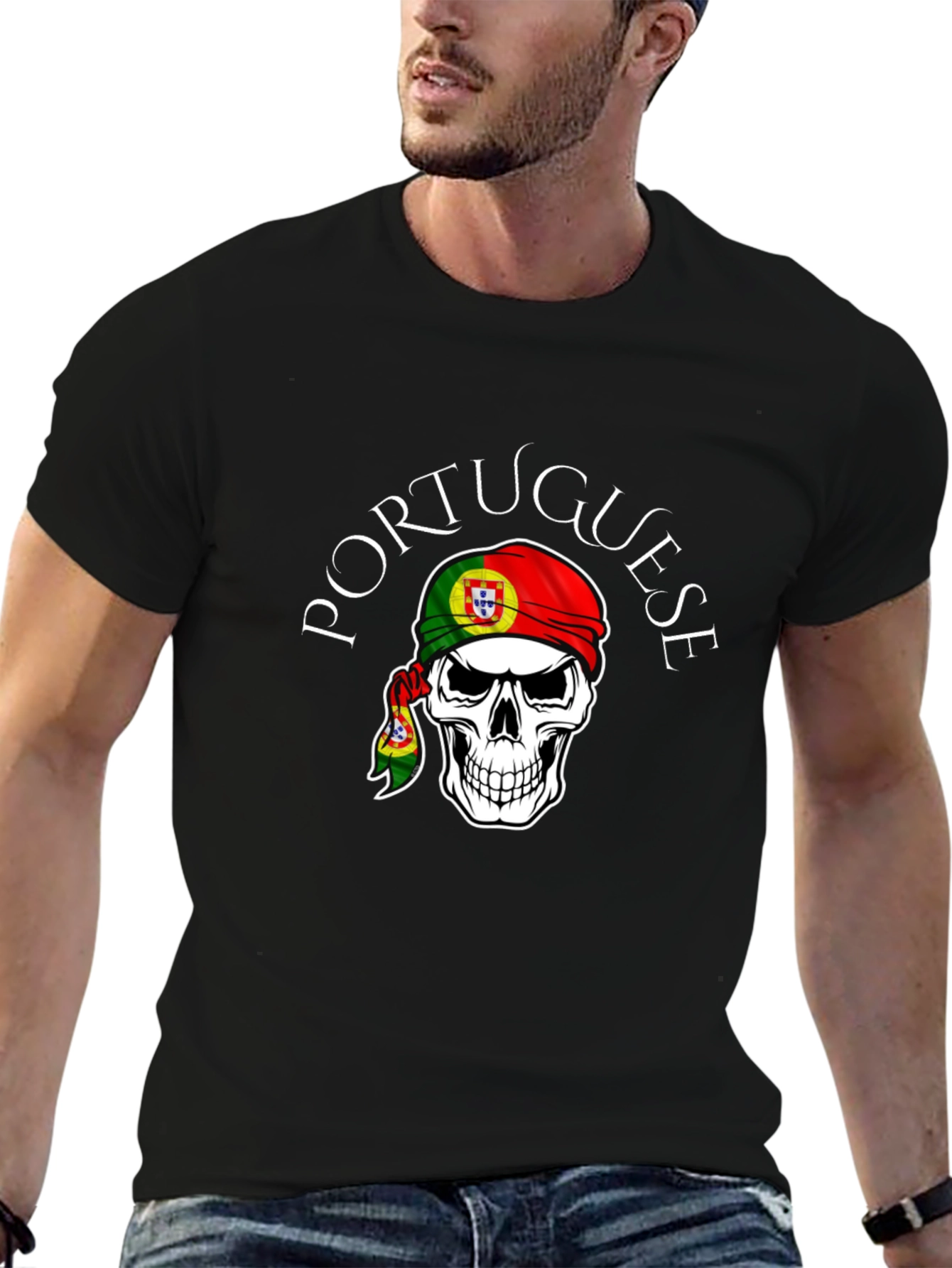 Portuguese Skull T-Shirt - Unique Design