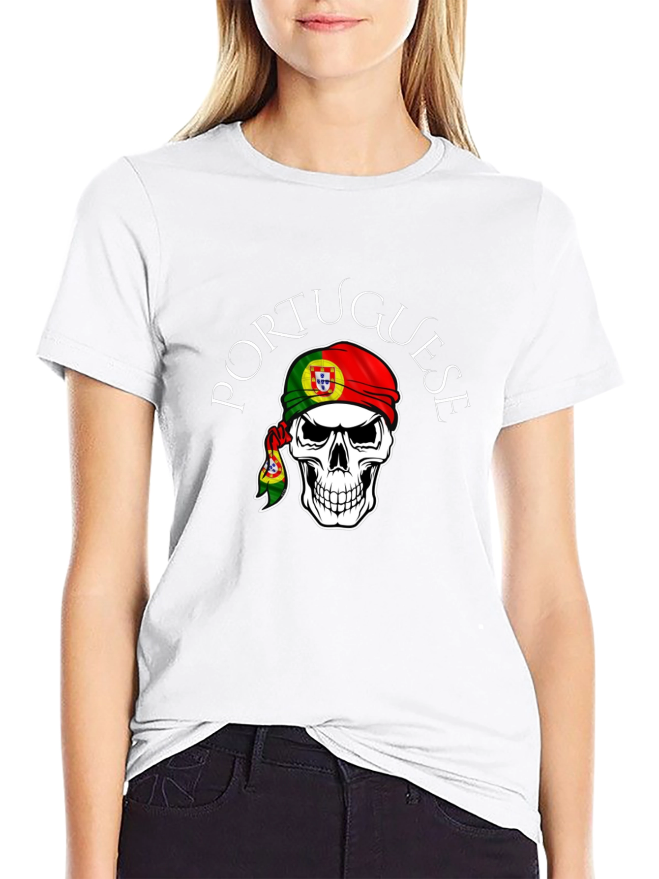 Portuguese Skull T-Shirt - Unique Design