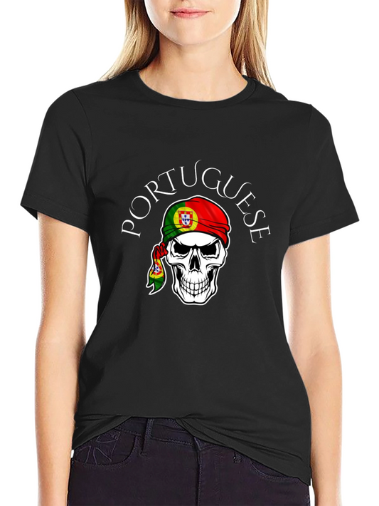 Portuguese Skull T-Shirt - Unique Design