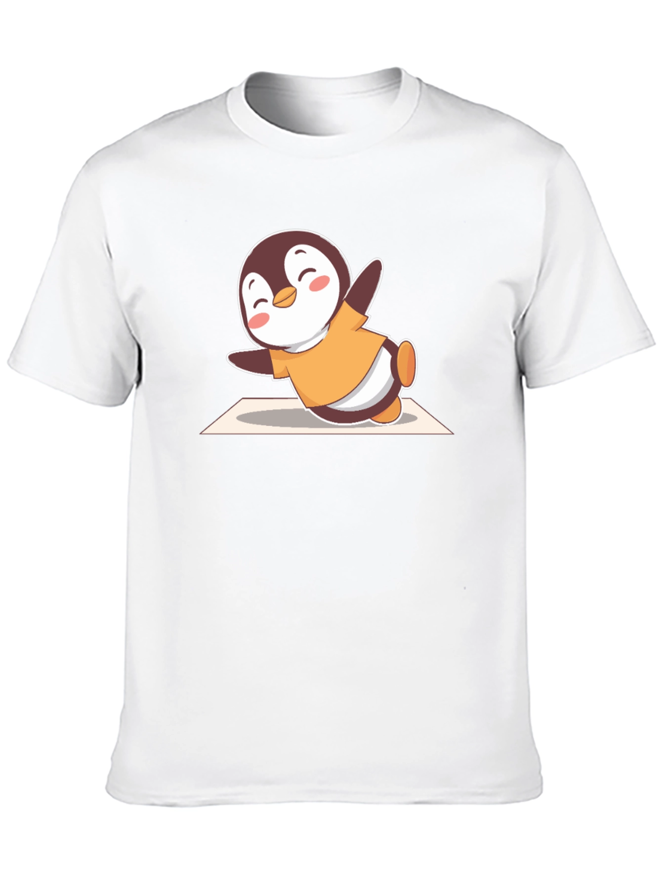 Cute Penguin Yoga T-Shirt