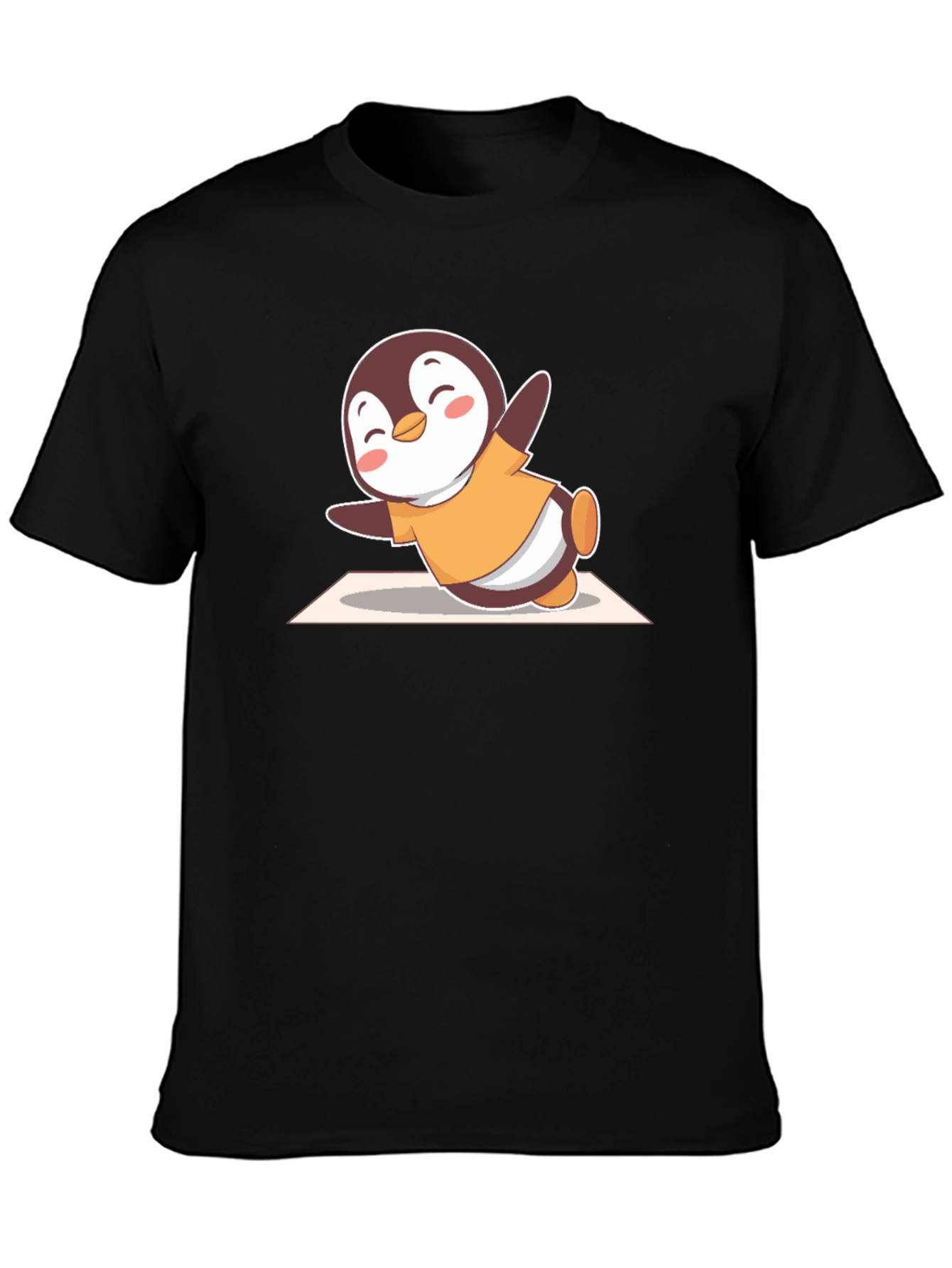 Cute Penguin Yoga T-Shirt