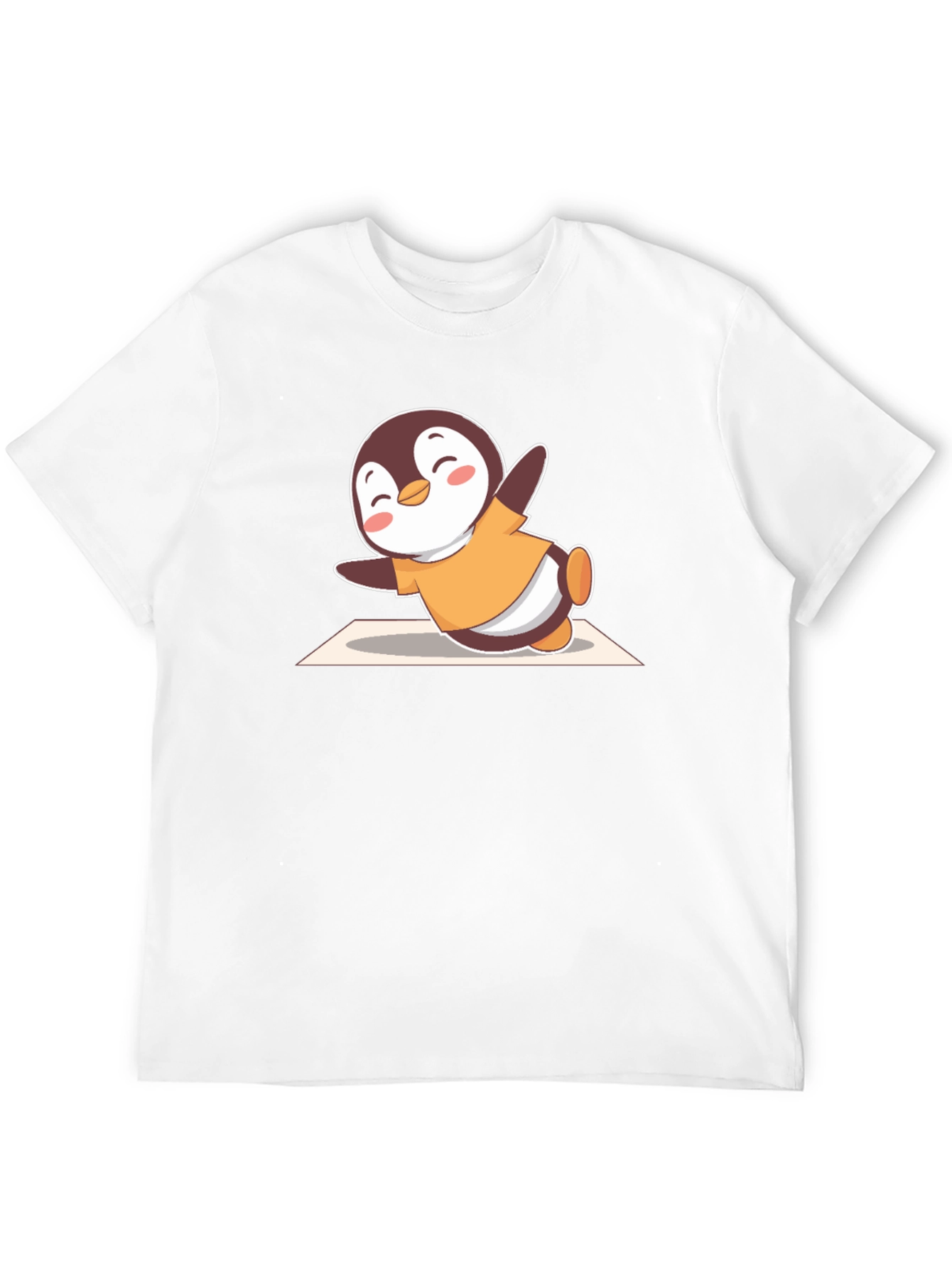 Cute Penguin Yoga T-Shirt