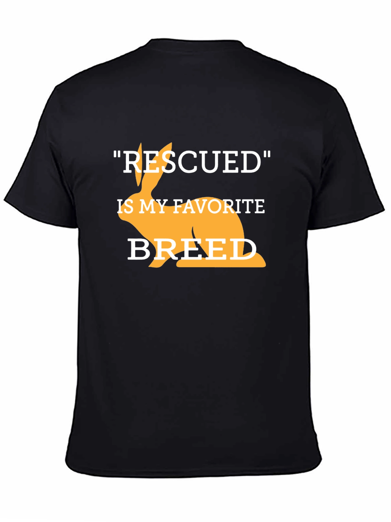Rescued Rabbit T-Shirt - Animal Lover Tee