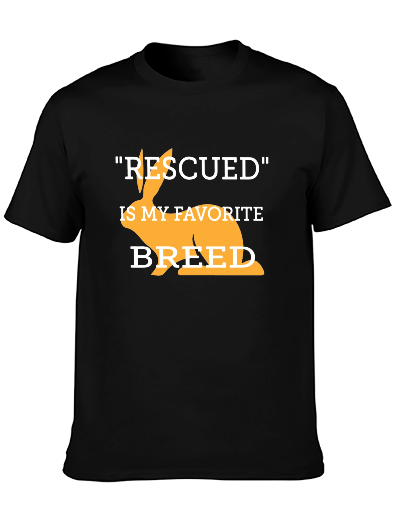 Rescued Rabbit T-Shirt - Animal Lover Tee
