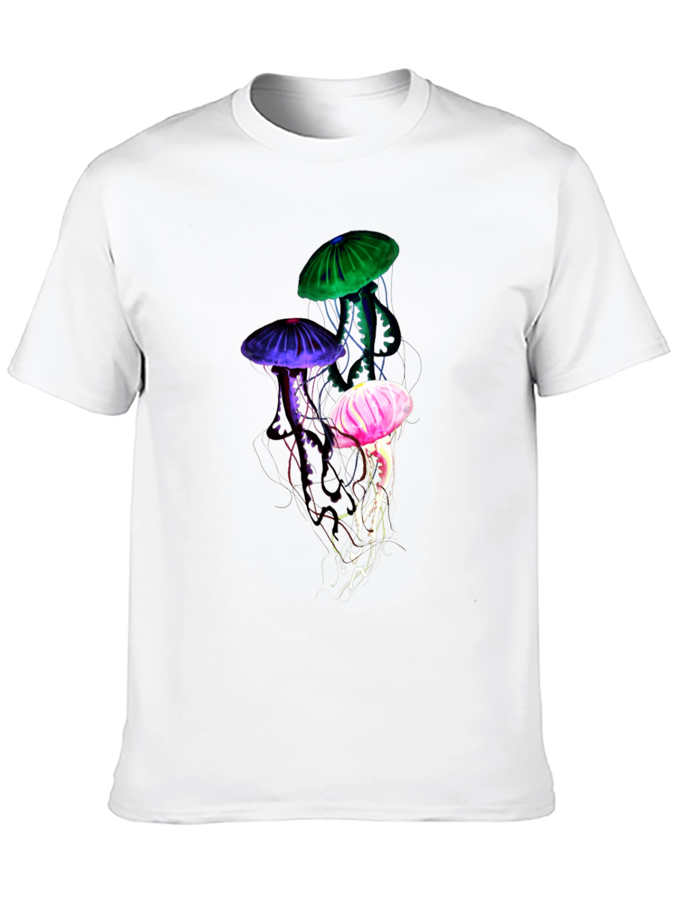 Jellyfish Graphic Tee - Mens Black T-Shirt