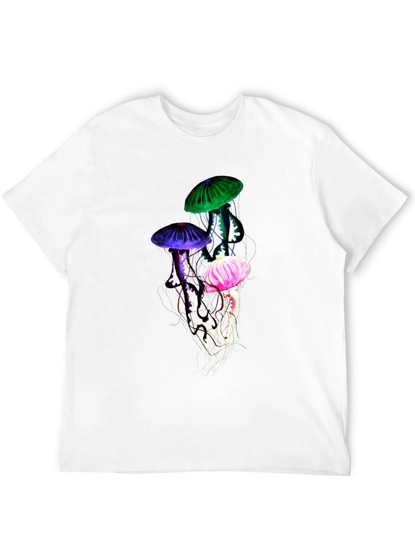 Jellyfish Graphic Tee - Mens Black T-Shirt