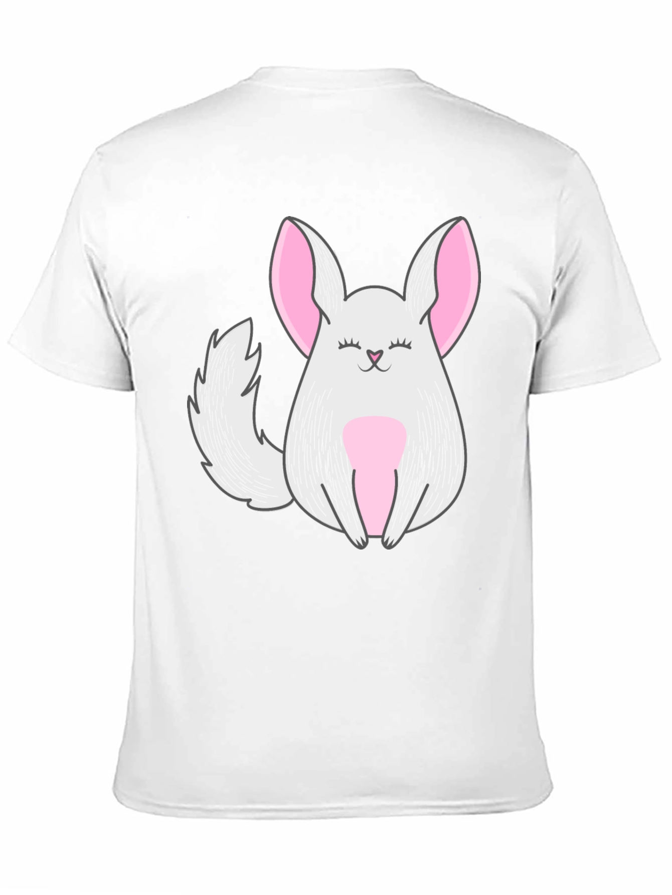 Cute Chinchilla Graphic Tee - Black Unisex Shirt